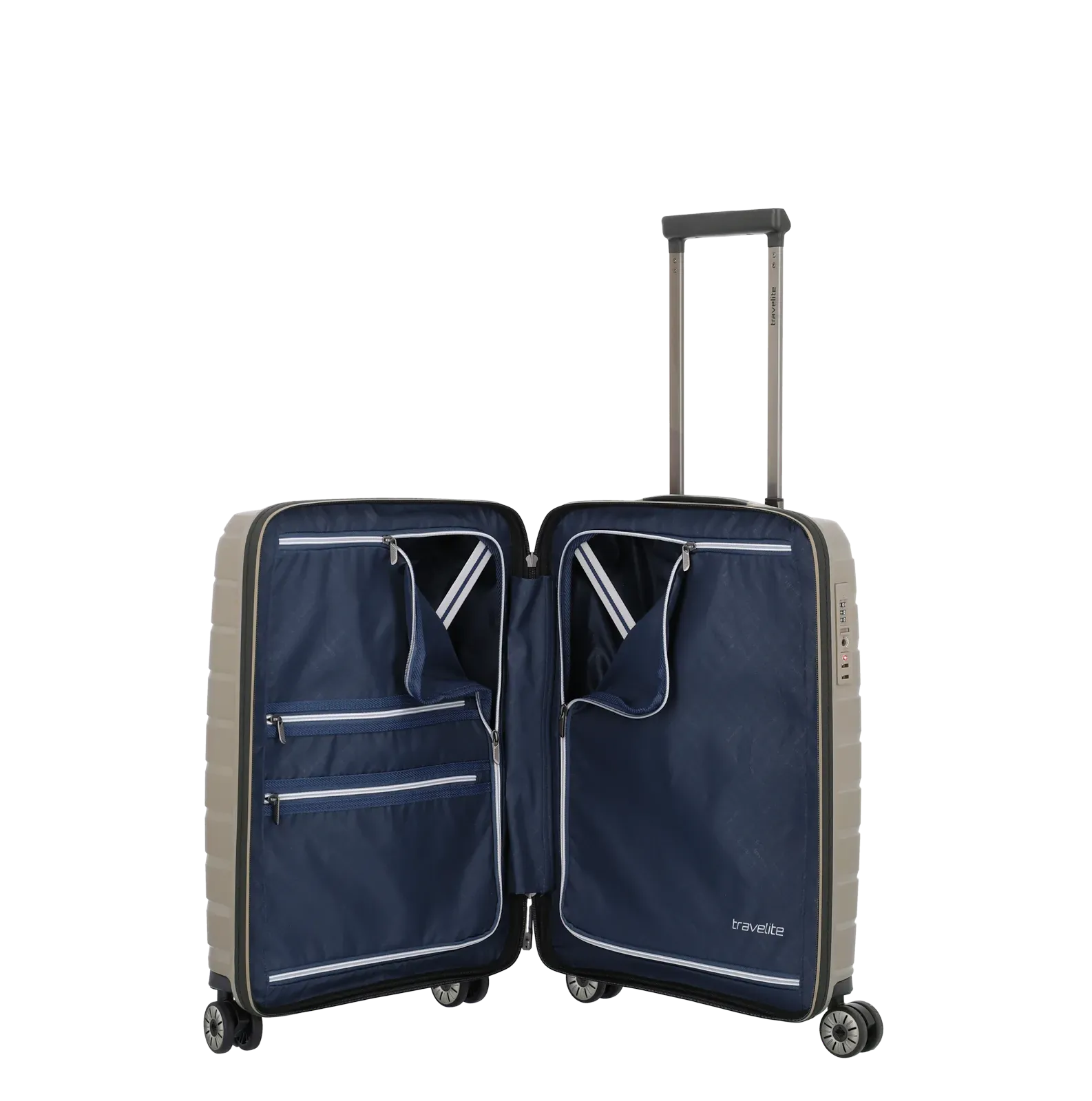 Travelite šampanja käsipagasi kohver — polüpropüleen, 37L, 2.7 kg (vaade 6)