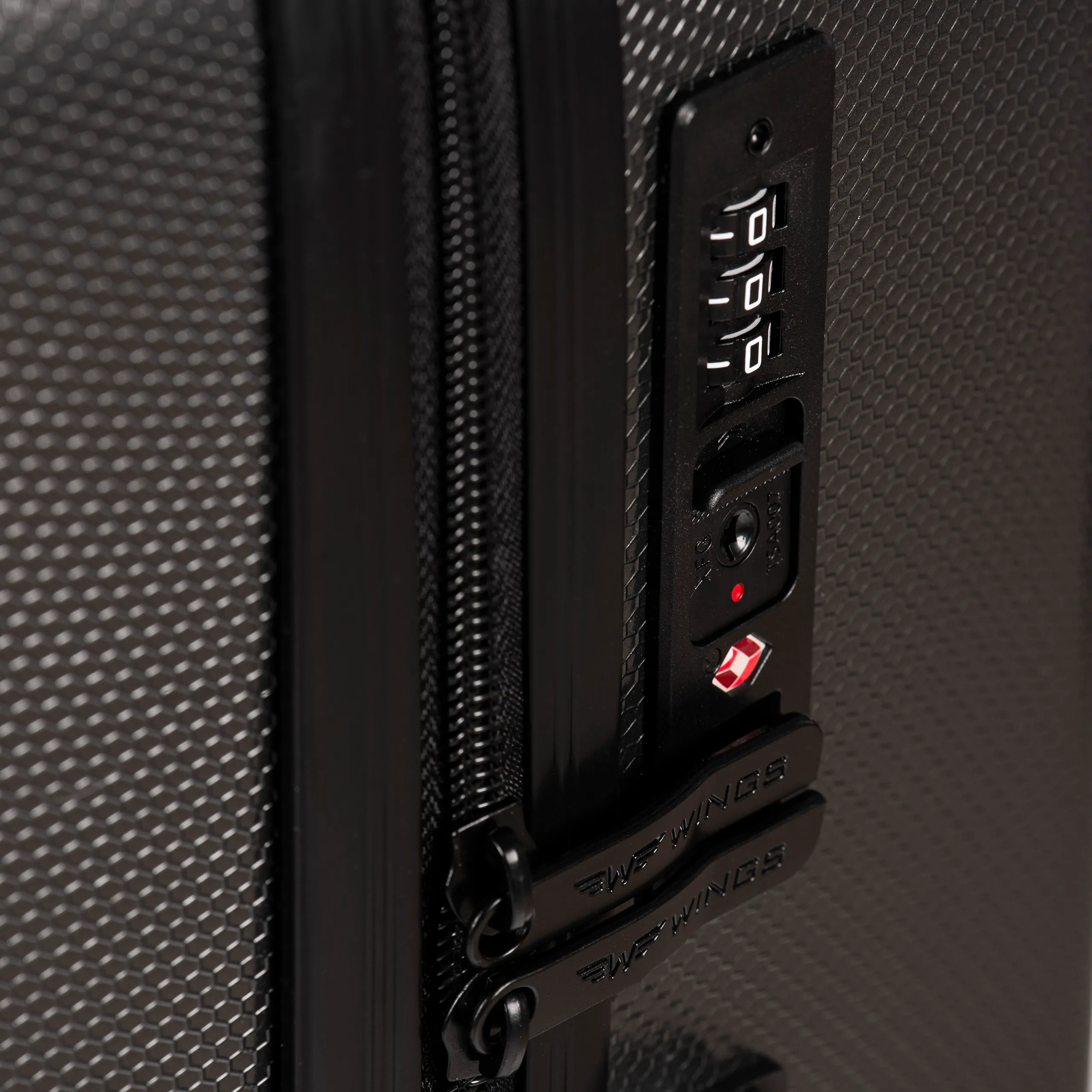 Wings PC190 šampanja keskmine reisikohver — Polükarbonaat, 63L, 3.3 kg (vaade 11)