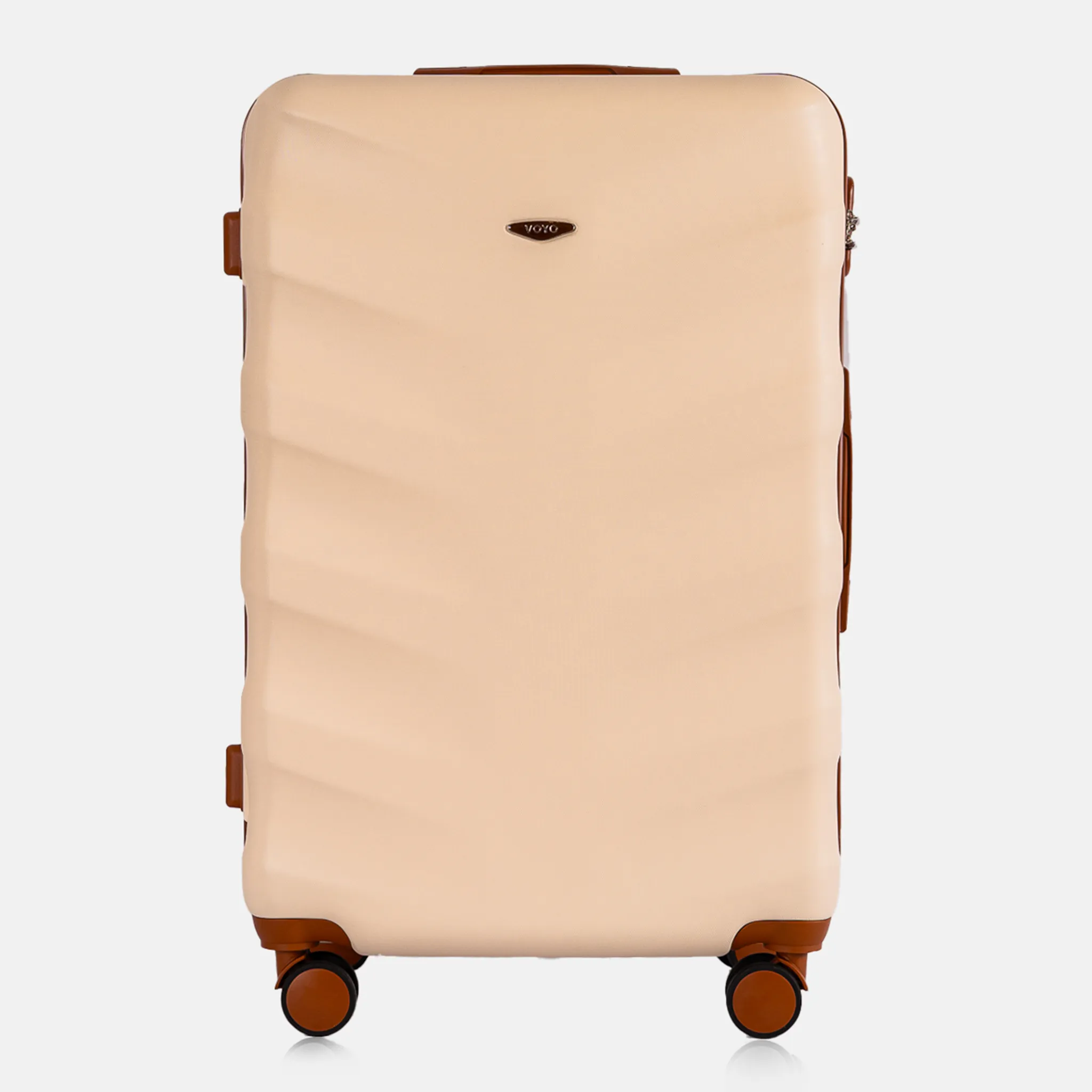 Voyo FJ140 beež suur reisikohver — ABS-plastik, 102L, 4.3 kg (vaade 2)