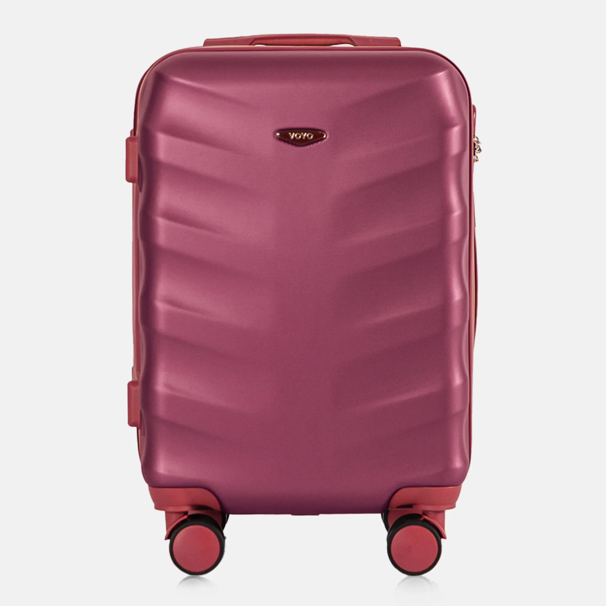 Voyo FJ140 Burgundia käsipagasi kohver — ABS-plastik, 39L, 2.8 kg (vaade 2)