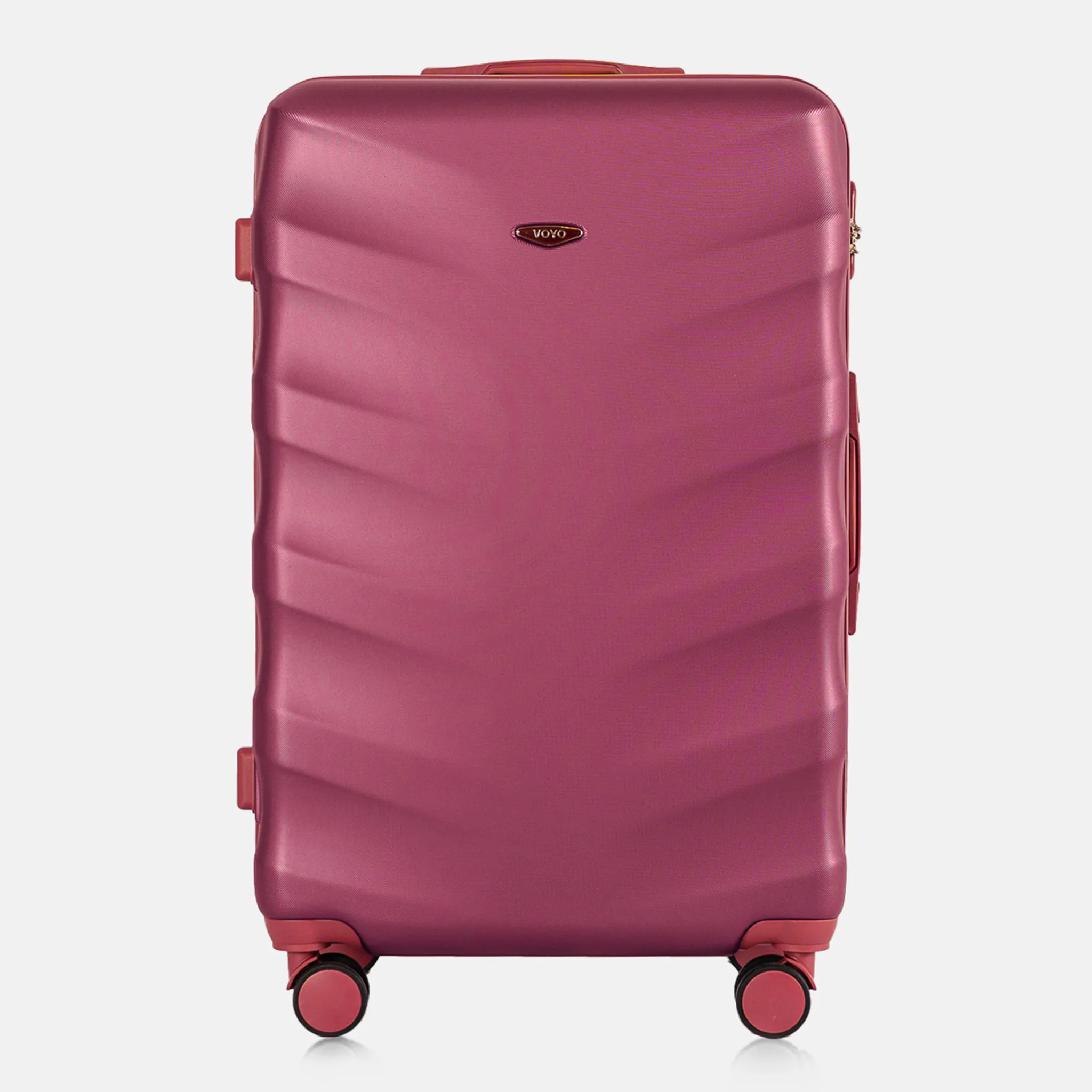 Voyo FJ140 Burgundia suur reisikohver — ABS-plastik, 102L, 4.3 kg (vaade 2)