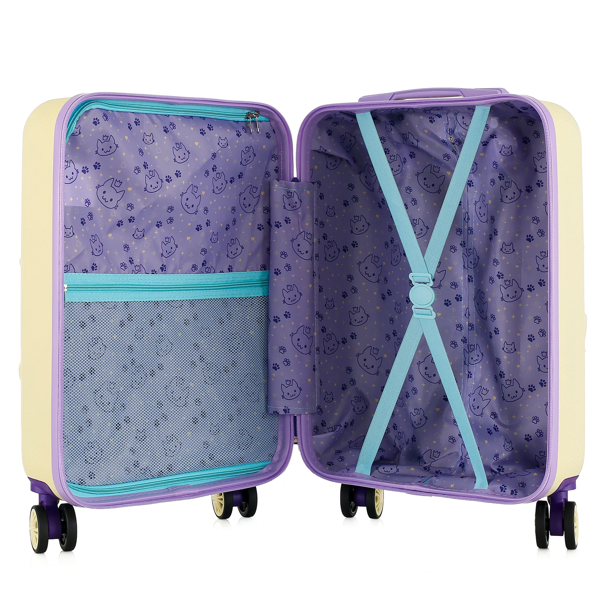 Semi Line valge laste reisikohver — ABS-plastik, 34L, 2.5 kg (vaade 6)