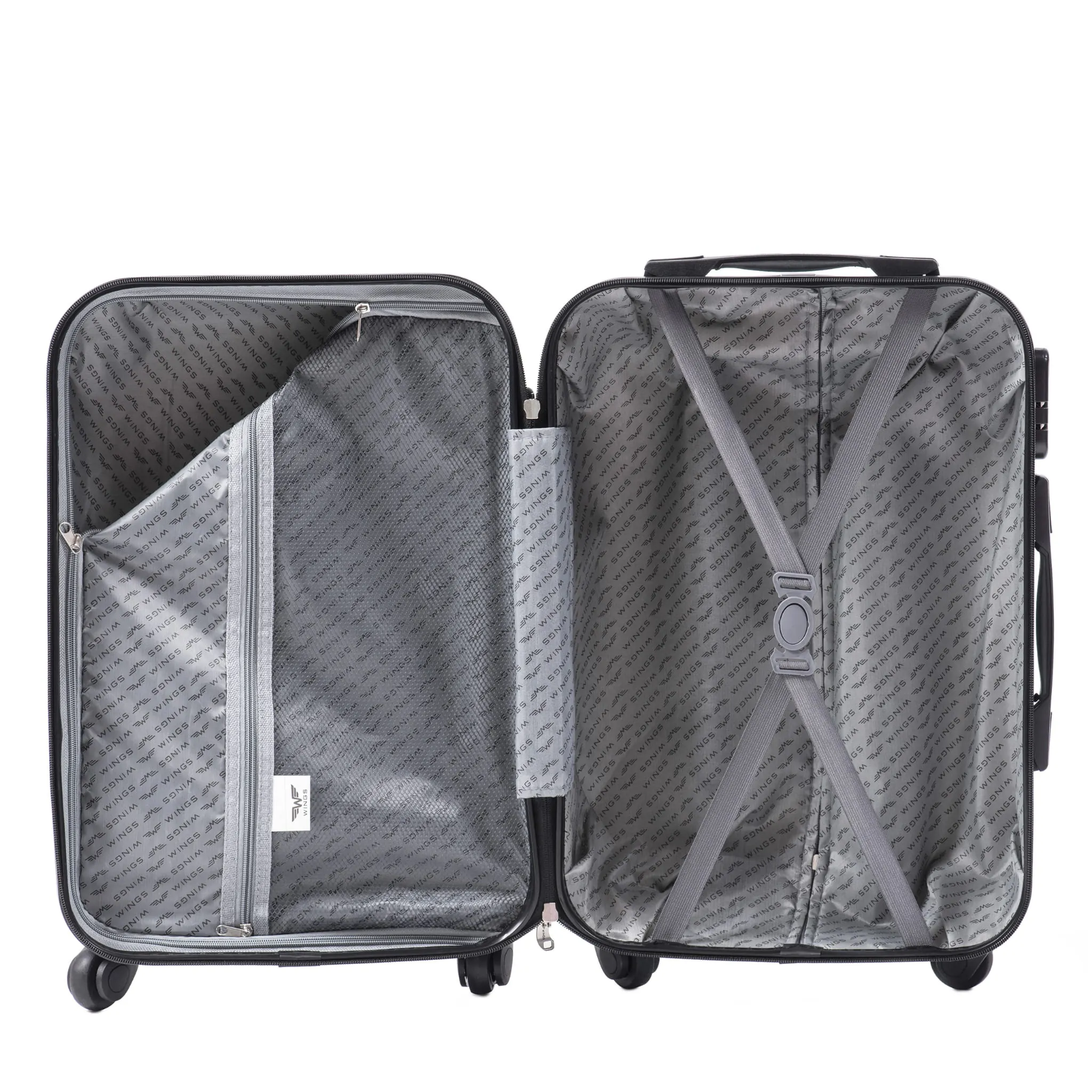 Wings PC-KD01 Kollane käsipagasi kohver — Polükarbonaat, 38L, 2.6 kg (vaade 6)