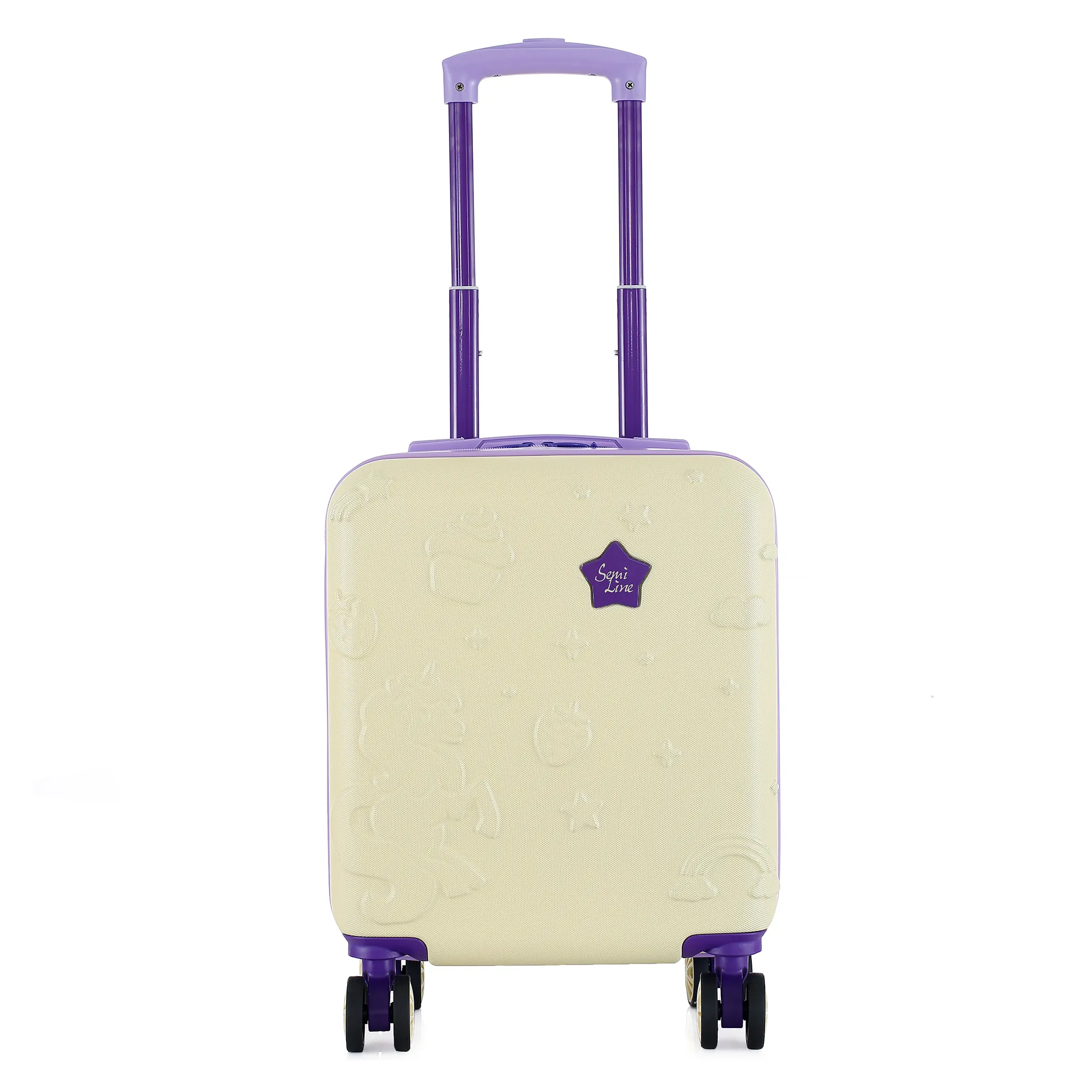 Semi Line valge laste reisikohver — ABS-plastik, 19L, 2.1 kg (vaade 2)