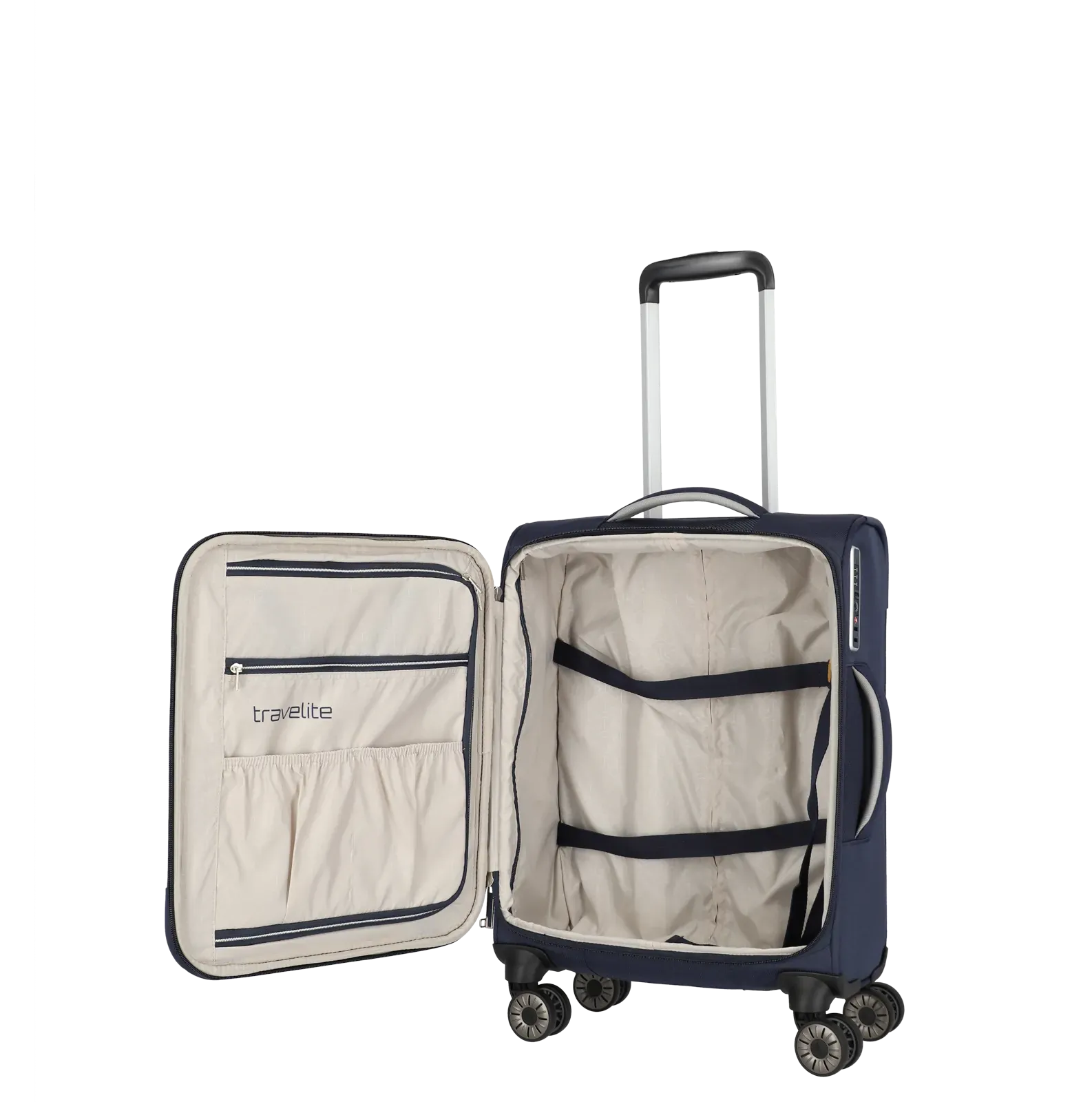 Travelite sinine käsipagasi kohver — tekstiil, 35L, 2.5 kg (vaade 8)