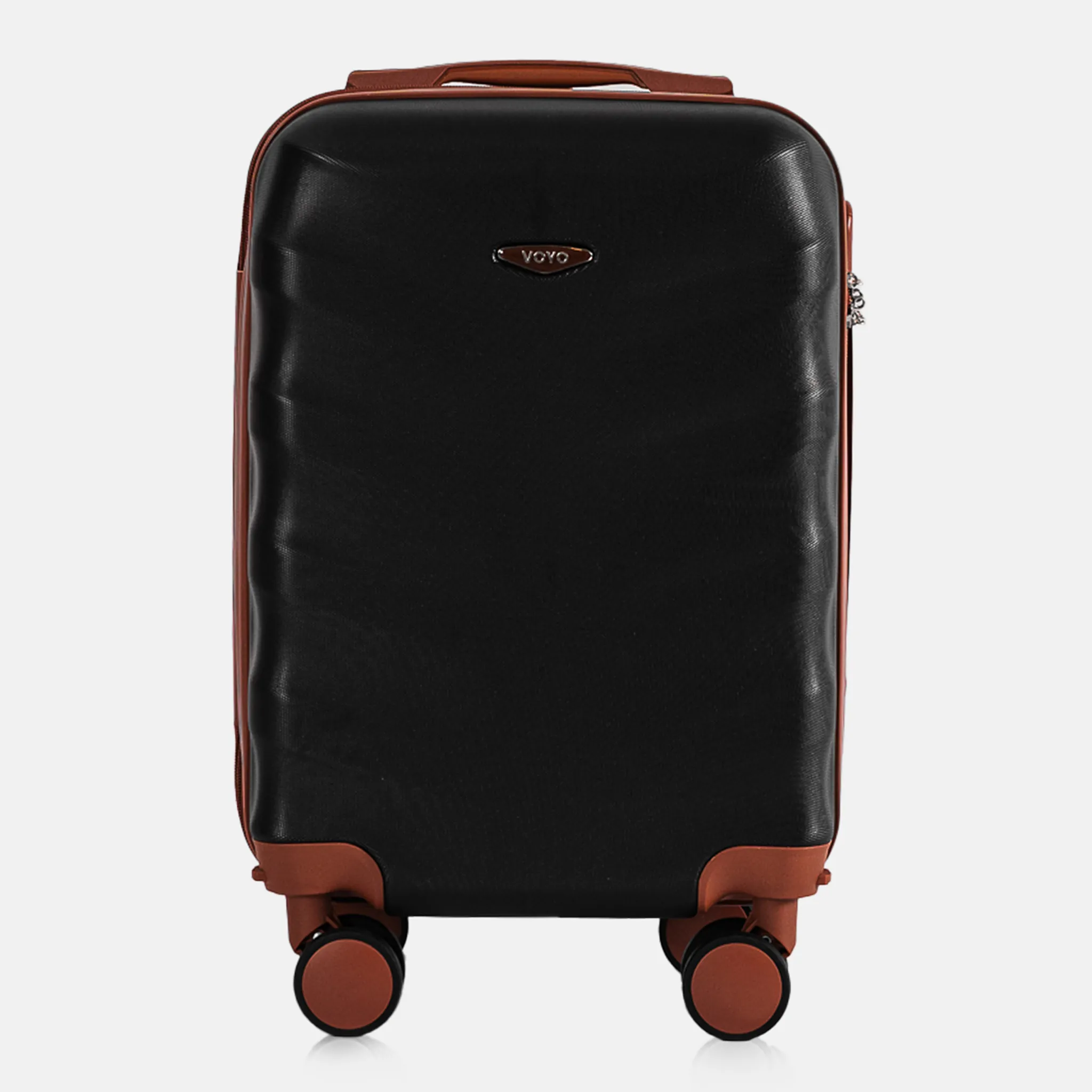 Voyo FJ140 must mini käsipagasi kohver — ABS-plastik, 28L, 2.4 kg (vaade 2)