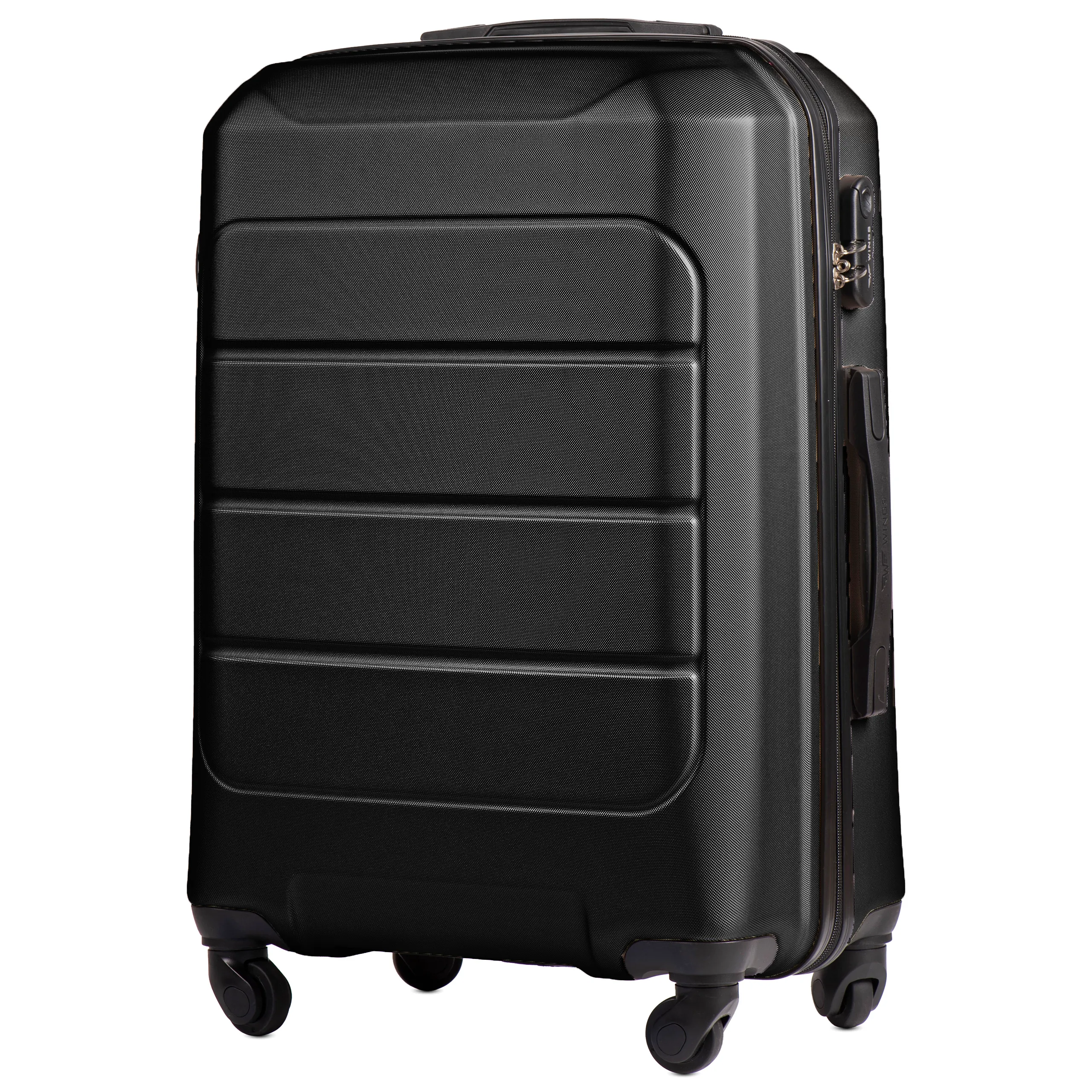 Wings 19196 must keskmine reisikohver — ABS, 63L, 3.4 kg