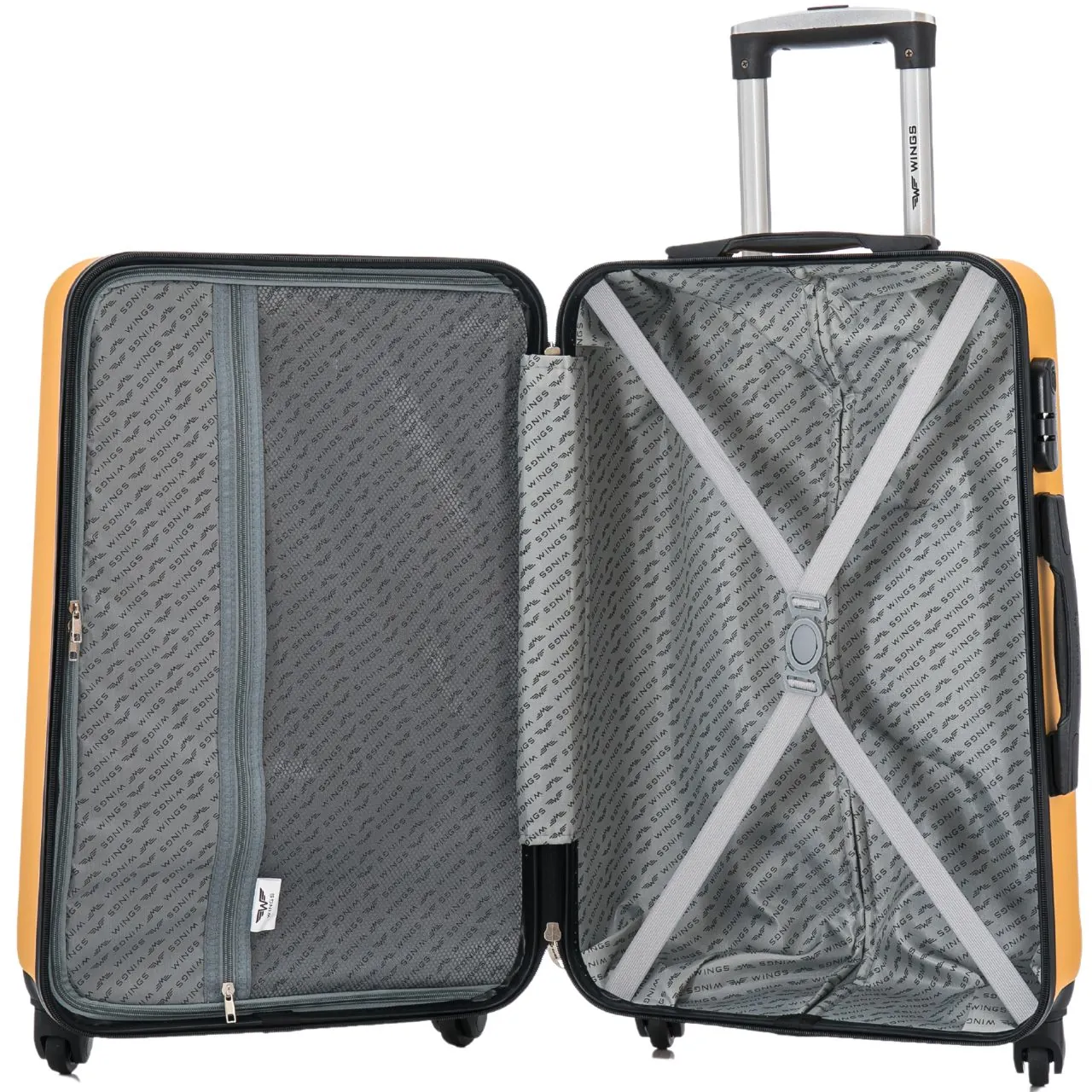 Wings KST01 must käsipagasi kohver — ABS-plastik, 38L, 2.5 kg (vaade 7)