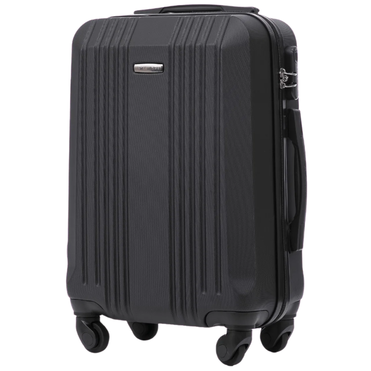 Wings KST01 must käsipagasi kohver — ABS-plastik, 38L, 2.5 kg