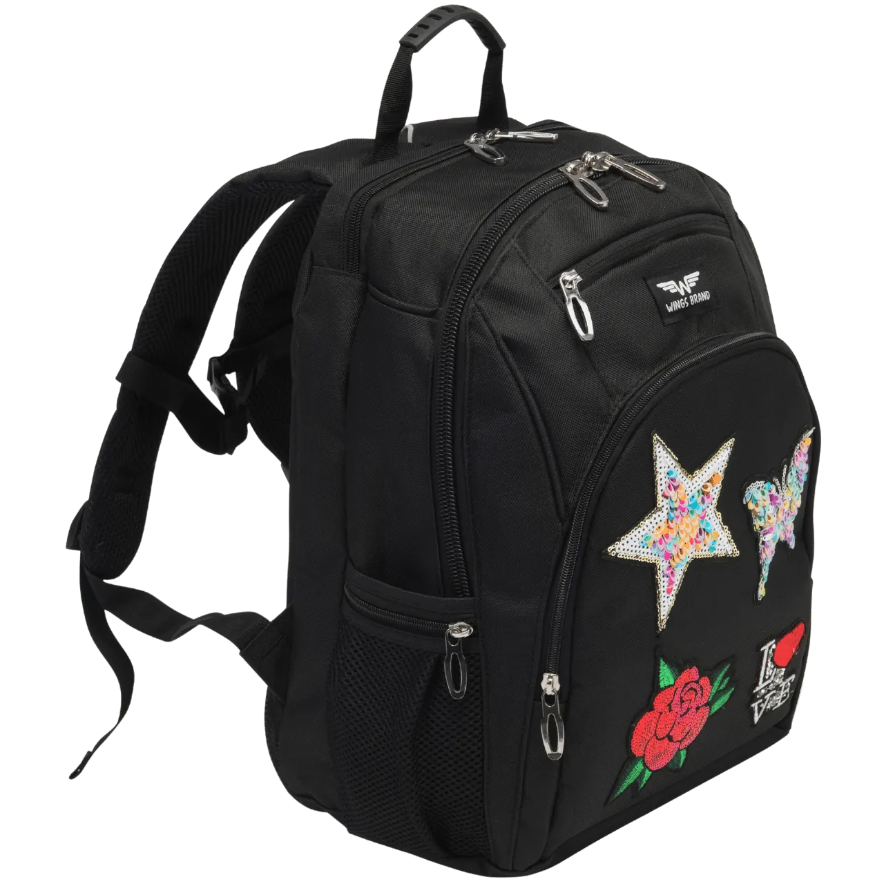 Wings must käsipagasi kohver — Riie, 1 kg (vaade 3)