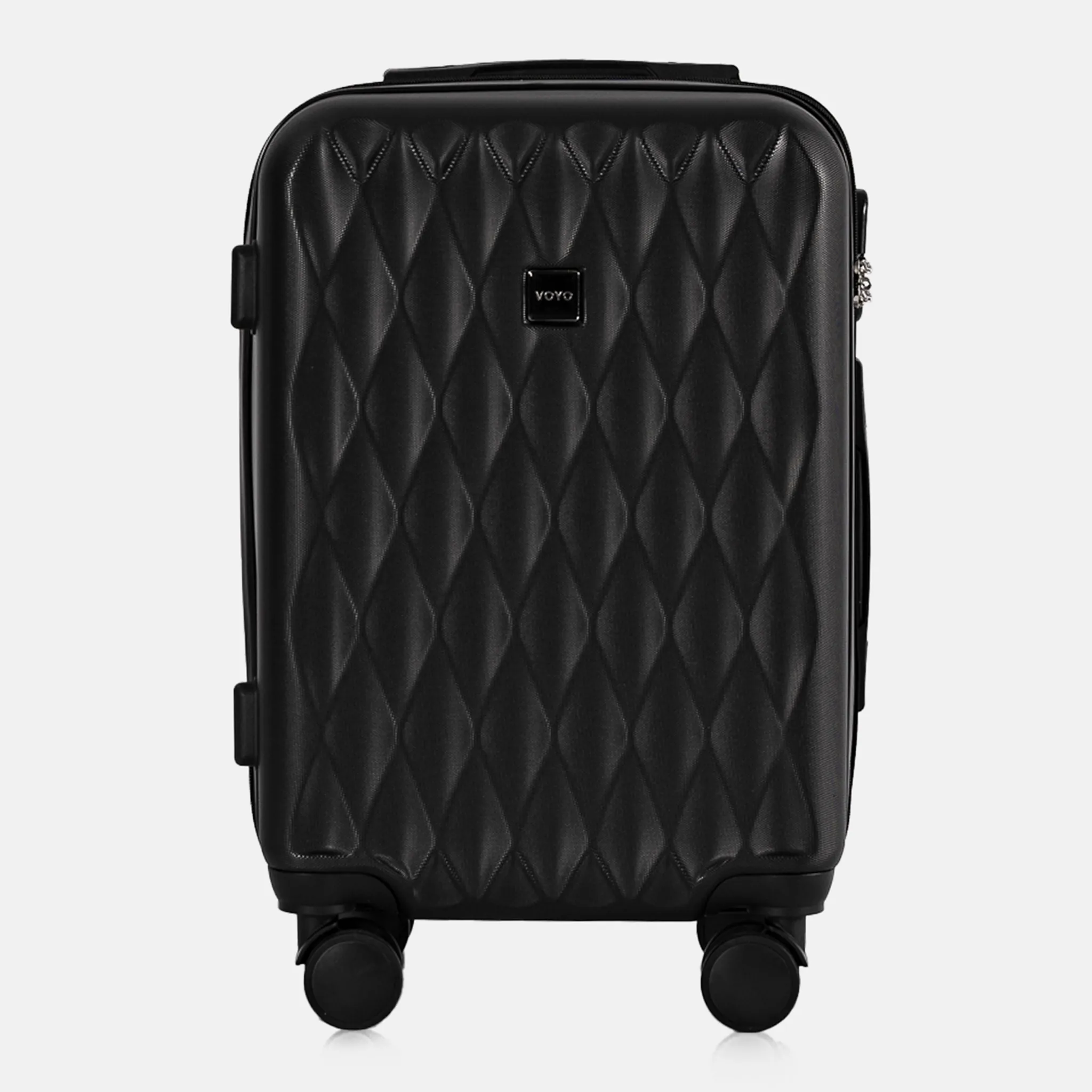 Voyo NV290 must käsipagasi kohver — ABS-plastik, 39L, 2.8 kg (vaade 2)