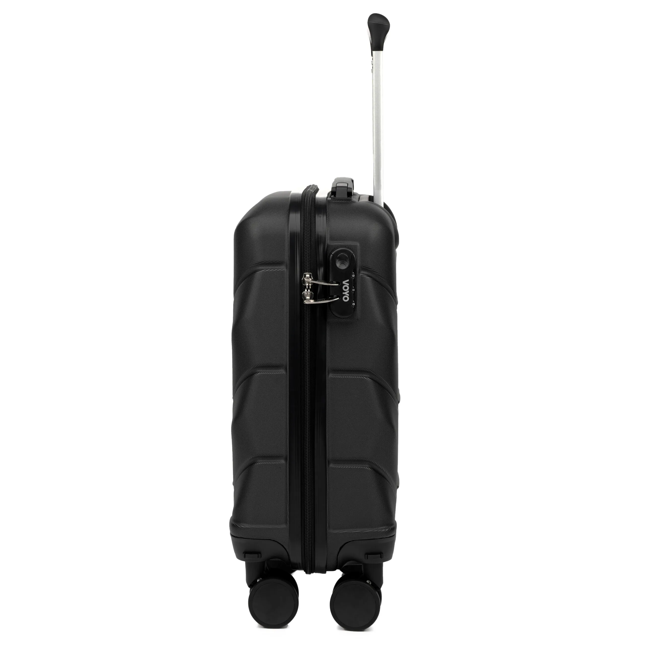 Voyo SK170 must mini käsipagasi kohver — ABS, 26L, 2.3 kg (küljelt)