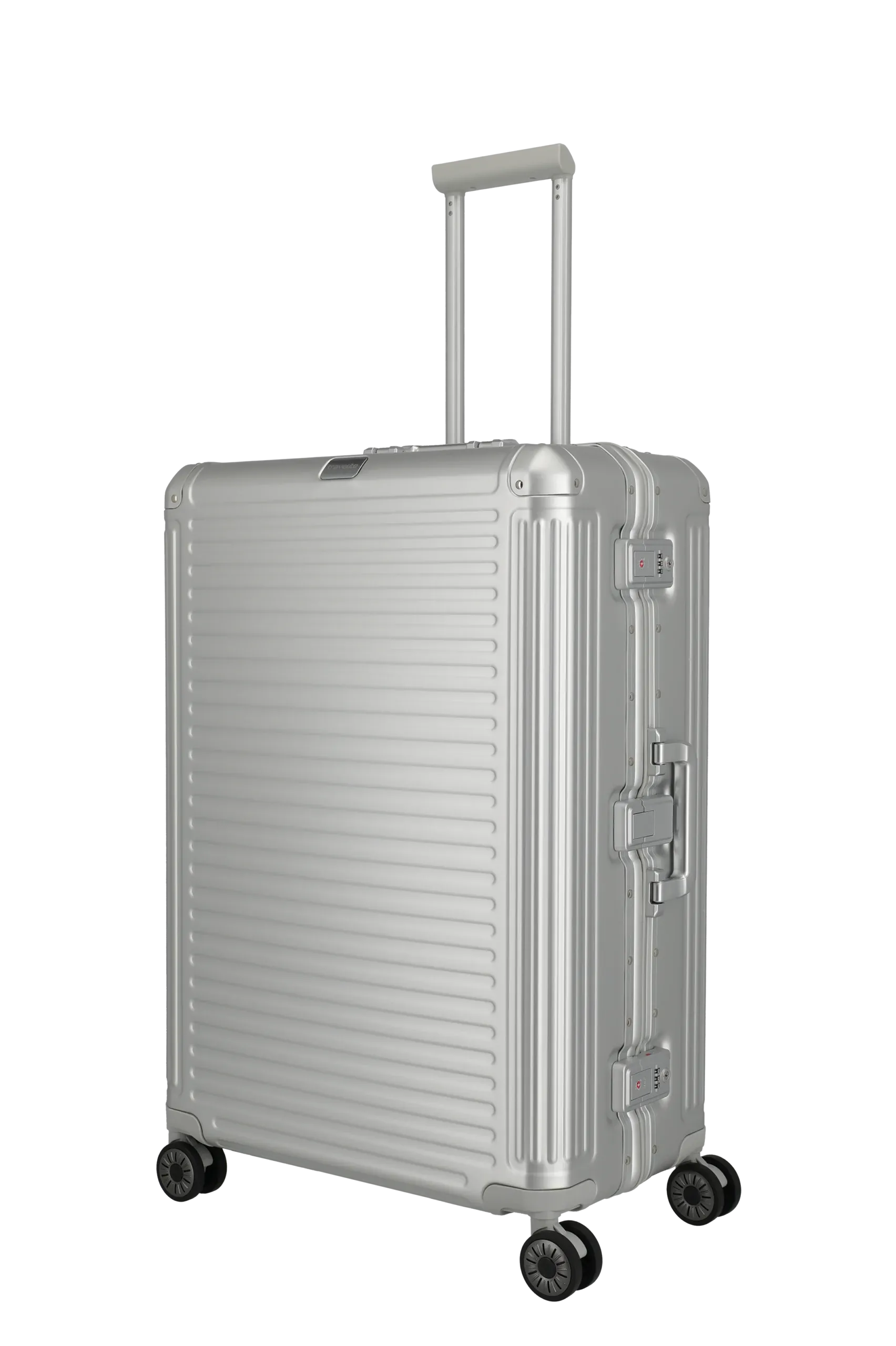 Travelite hõbedane suur reisikohver — Alumiinium, 100L, 6.7 kg
