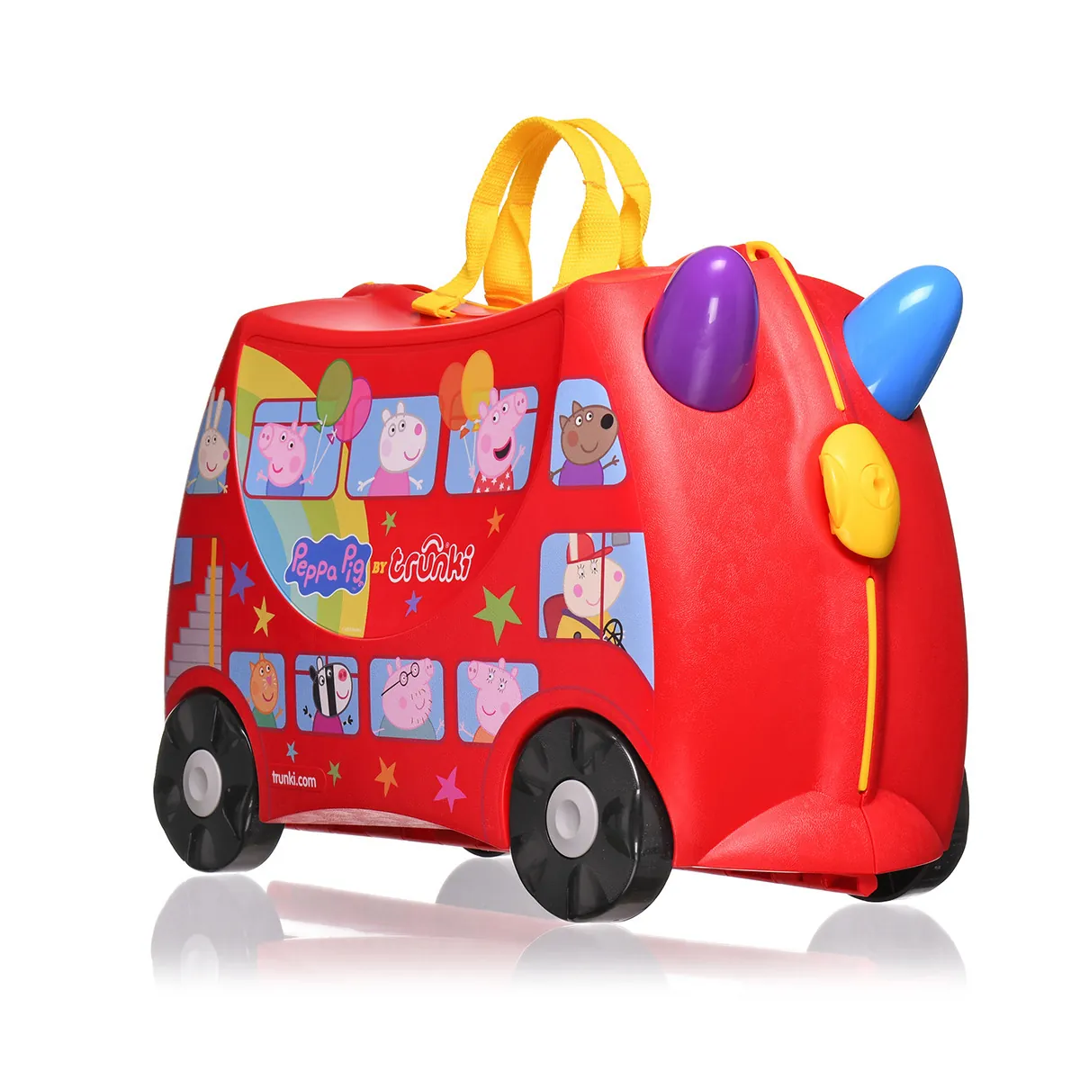 Trunki punane laste reisikohver — Polüpropüleen, 18L, 1.7 kg