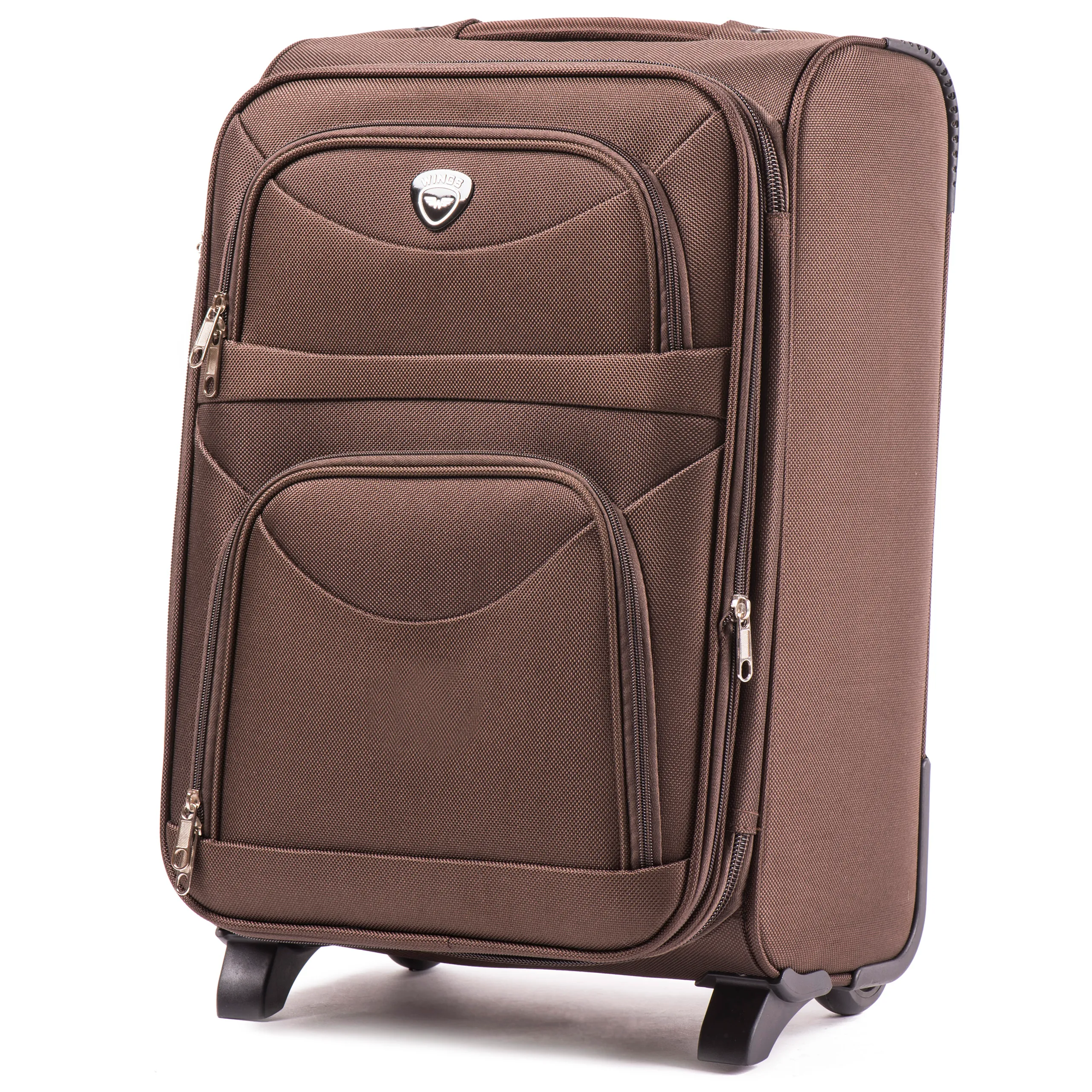 Wings pruun käsipagasi kohver — tekstiil, 38L, 2.8 kg