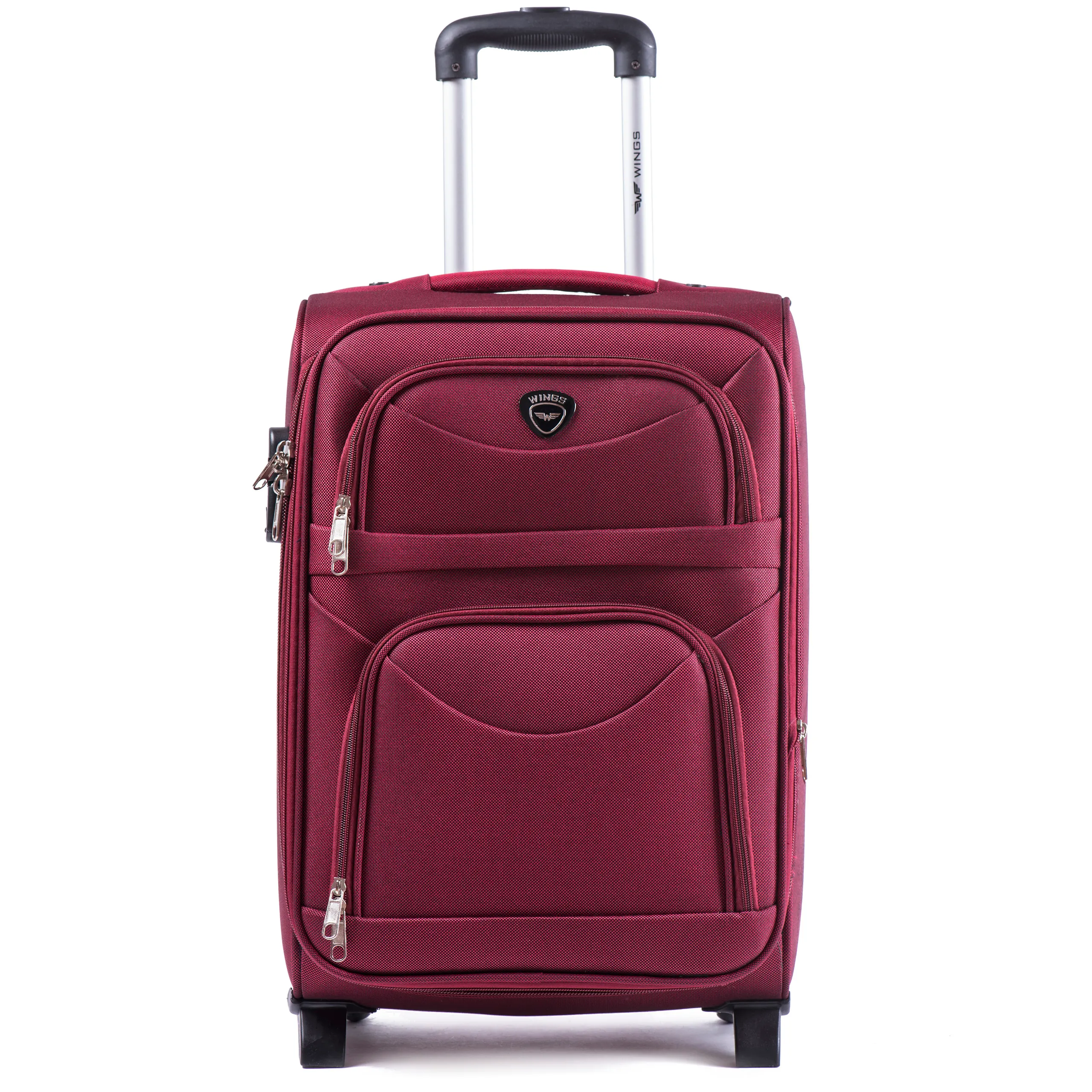 Wings 6802 punane käsipagasi kohver — Riie, 38L, 2.8 kg (vaade 2)