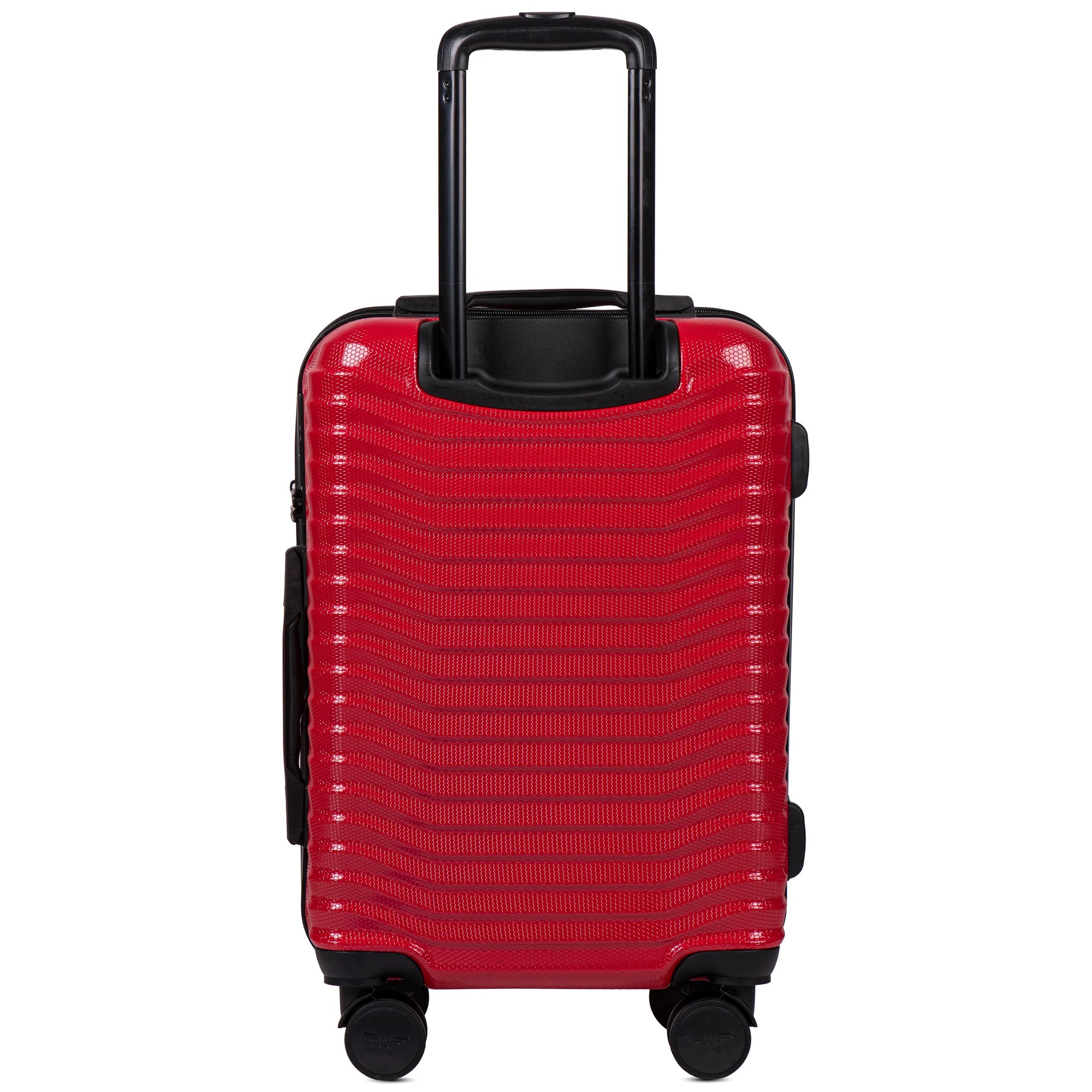 Wings PC140 punane käsipagasi kohver — Polükarbonaat, 38L, 2.5 kg (vaade 3)