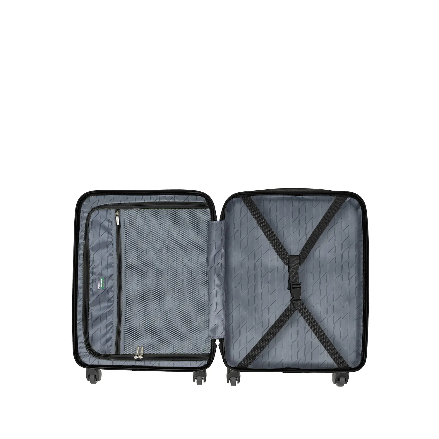 Puccini ABS021C5B roheline käsipagasi kohver — ABS, 33L, 2.5 kg (vaade 6)