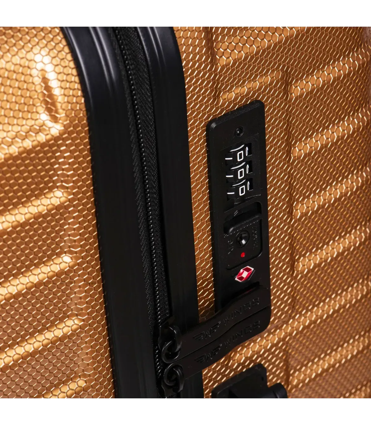 Wings PC140 roheline käsipagasi kohver — Polükarbonaat, 38L, 2.5 kg (vaade 4)