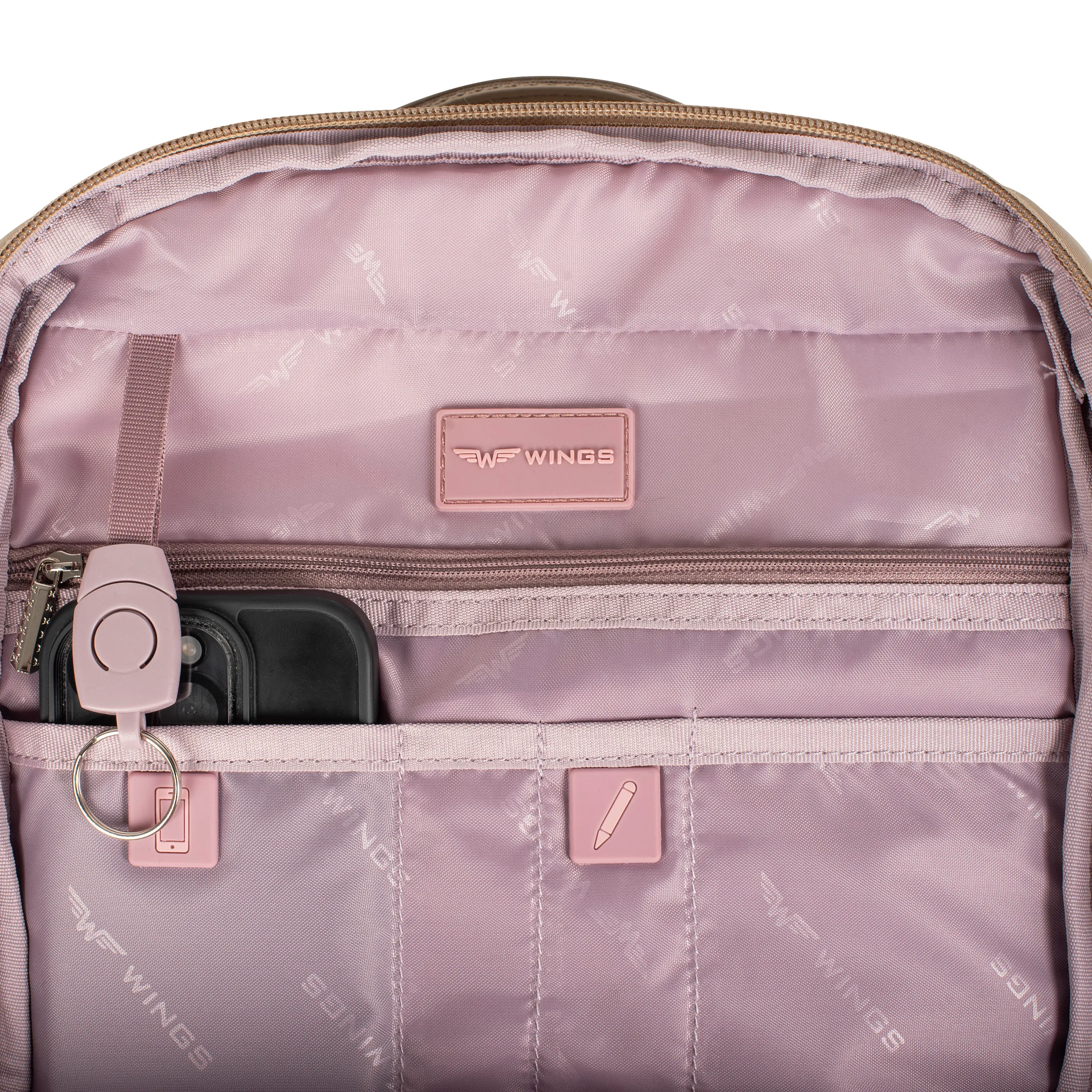 Wings roosa seljakott — Riie, 0.69 kg (vaade 4)