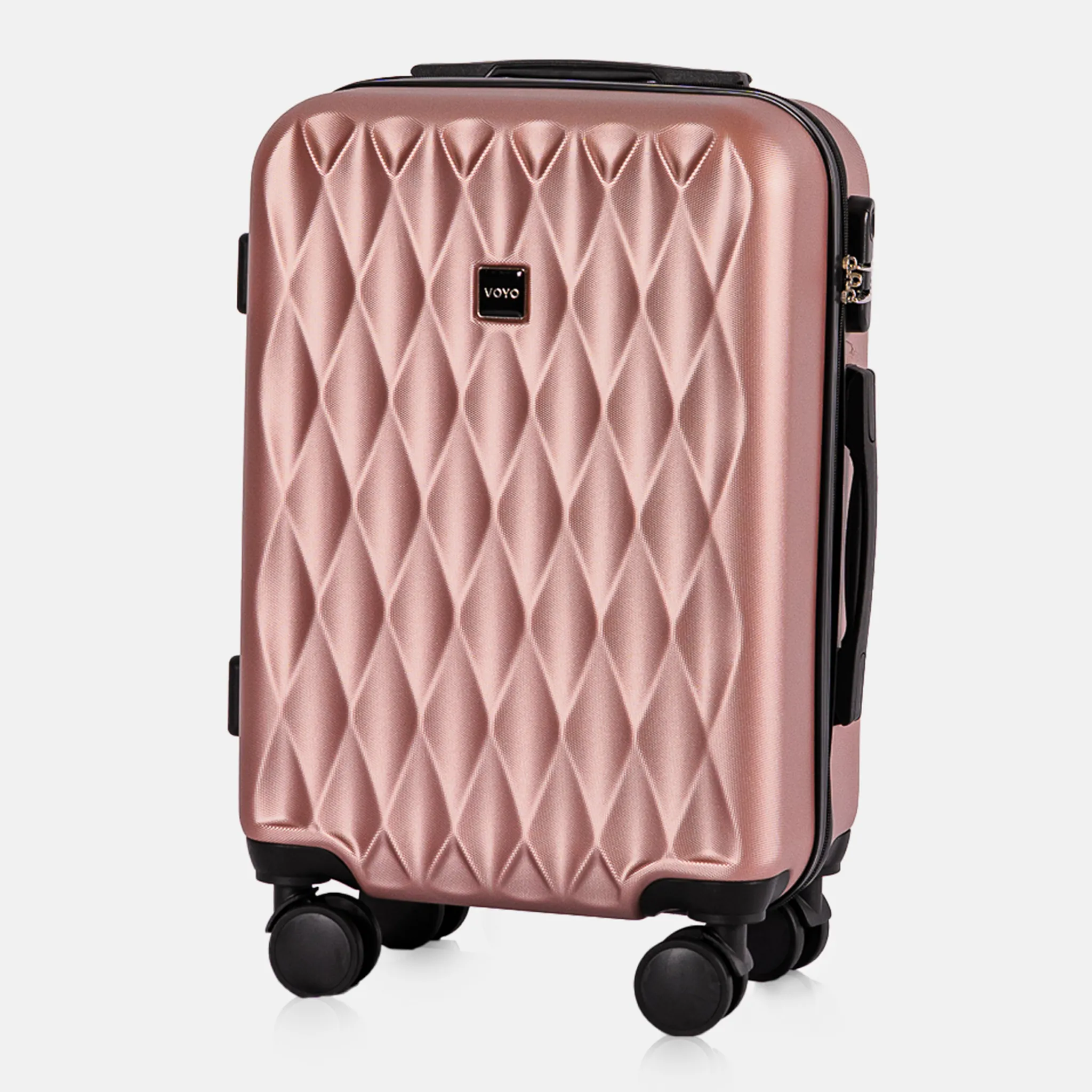 Voyo NV290 rose gold käsipagasi kohver — ABS-plastik, 39L, 2.8 kg