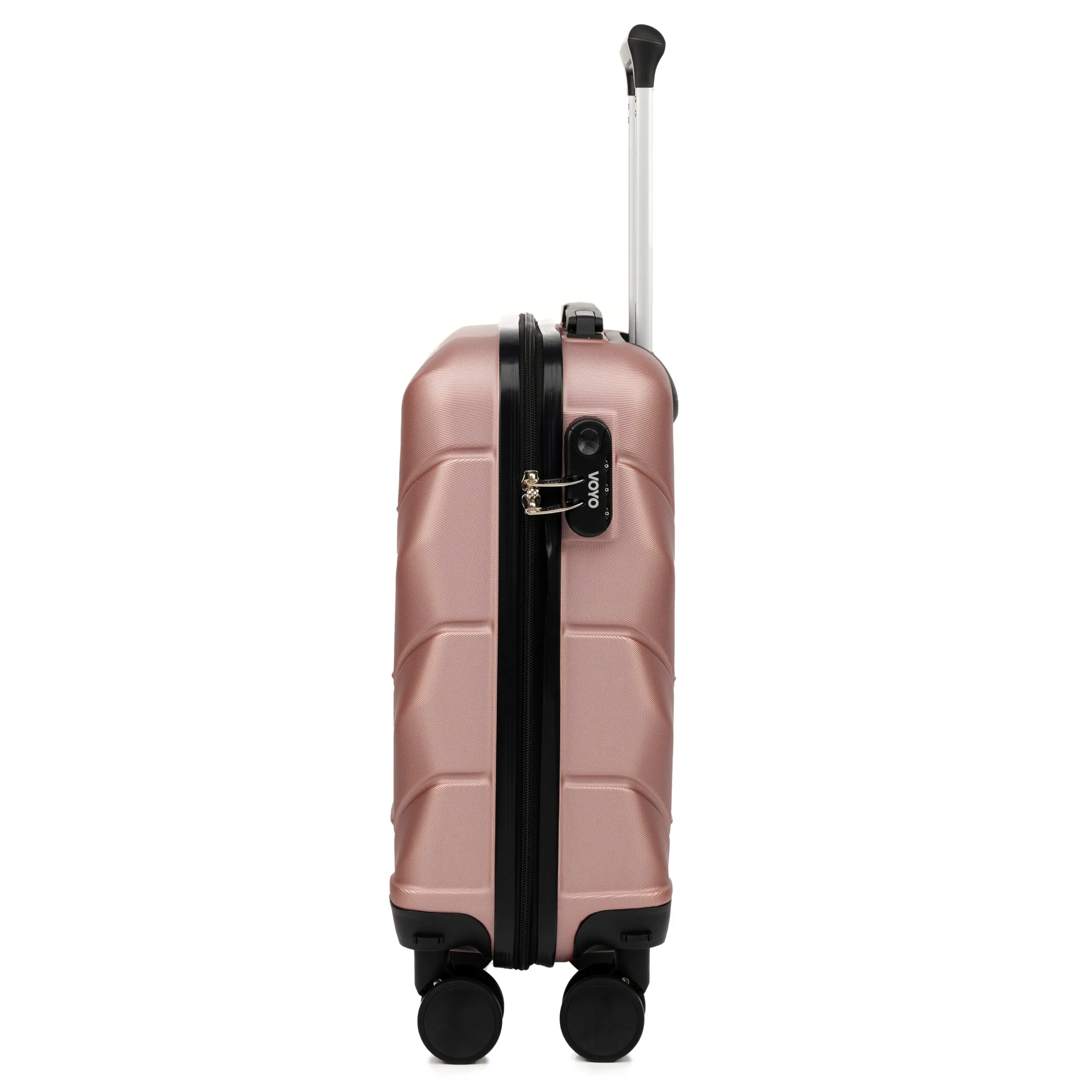 Voyo SK170 rose gold mini käsipagasi kohver — ABS, 26L, 2.3 kg (küljelt)