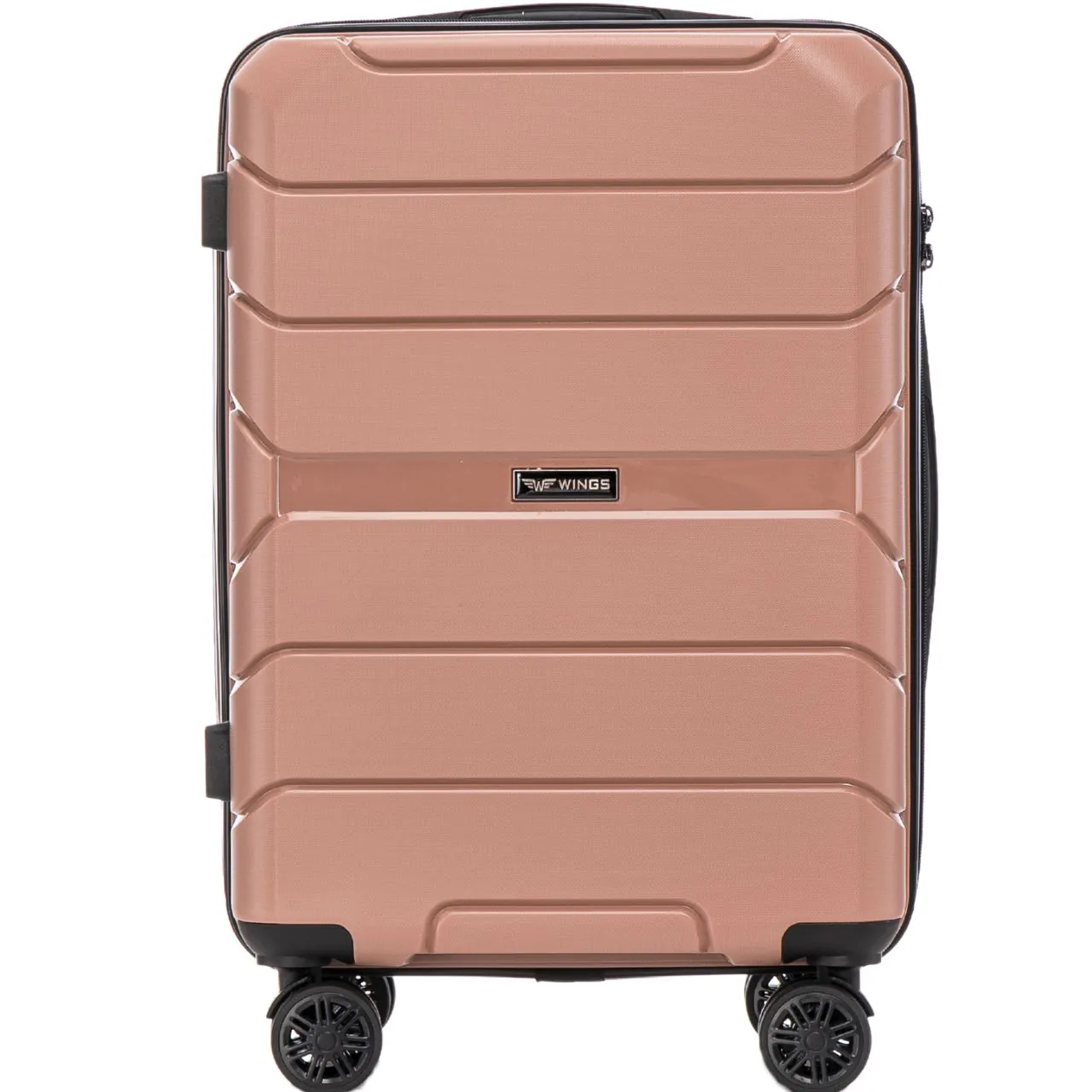Wings rose gold käsipagasi kohver — polüpropüleen, 43L, 2.75 kg (vaade 2)