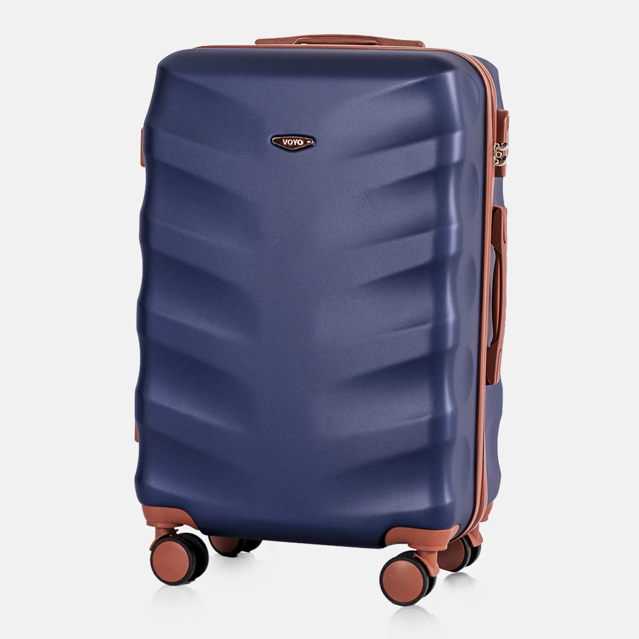 Voyo FJ140 tumesinine keskmine reisikohver — ABS-plastik, 66L, 3.3 kg