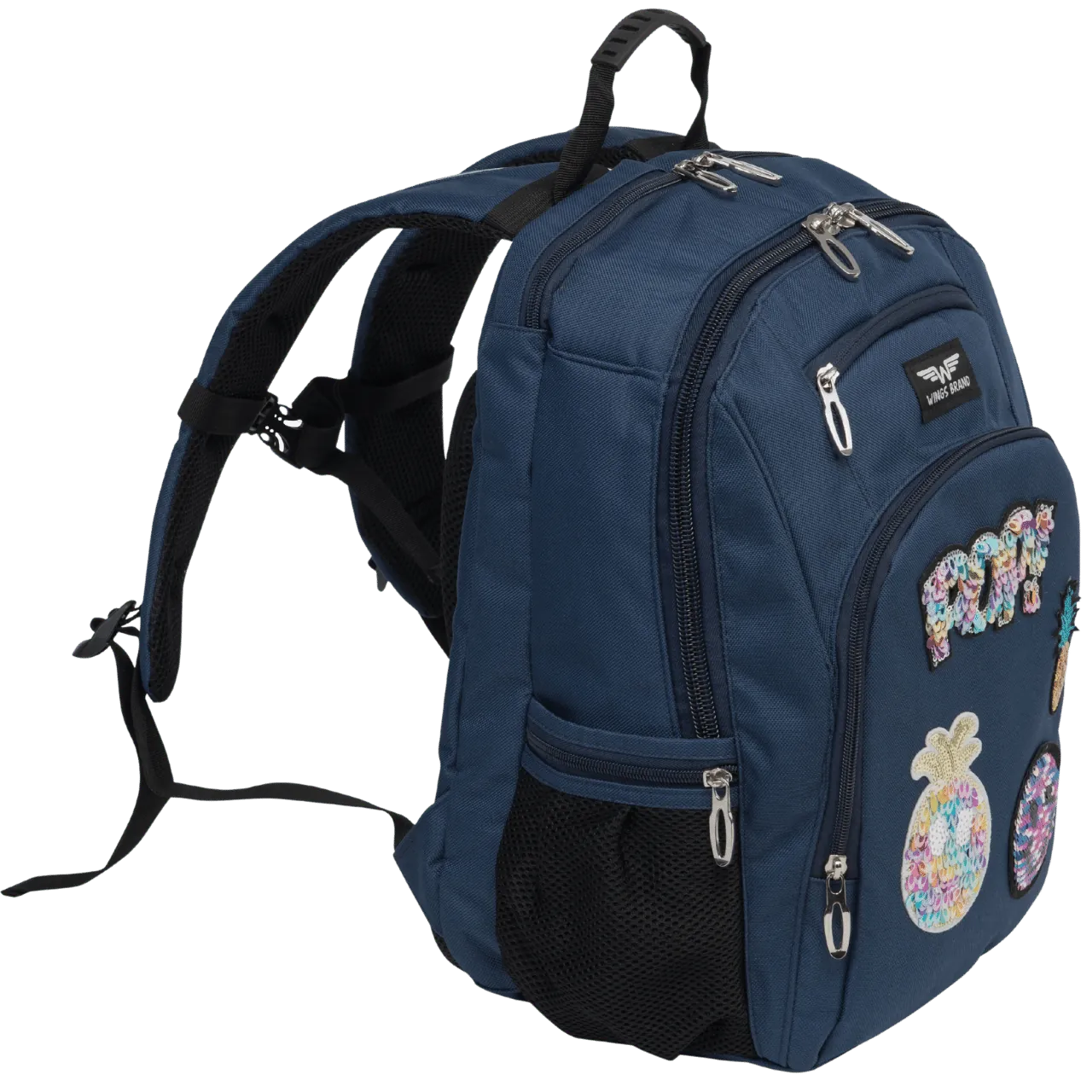 Wings sinine käsipagasi kohver — Riie, 0.7 kg (vaade 2)