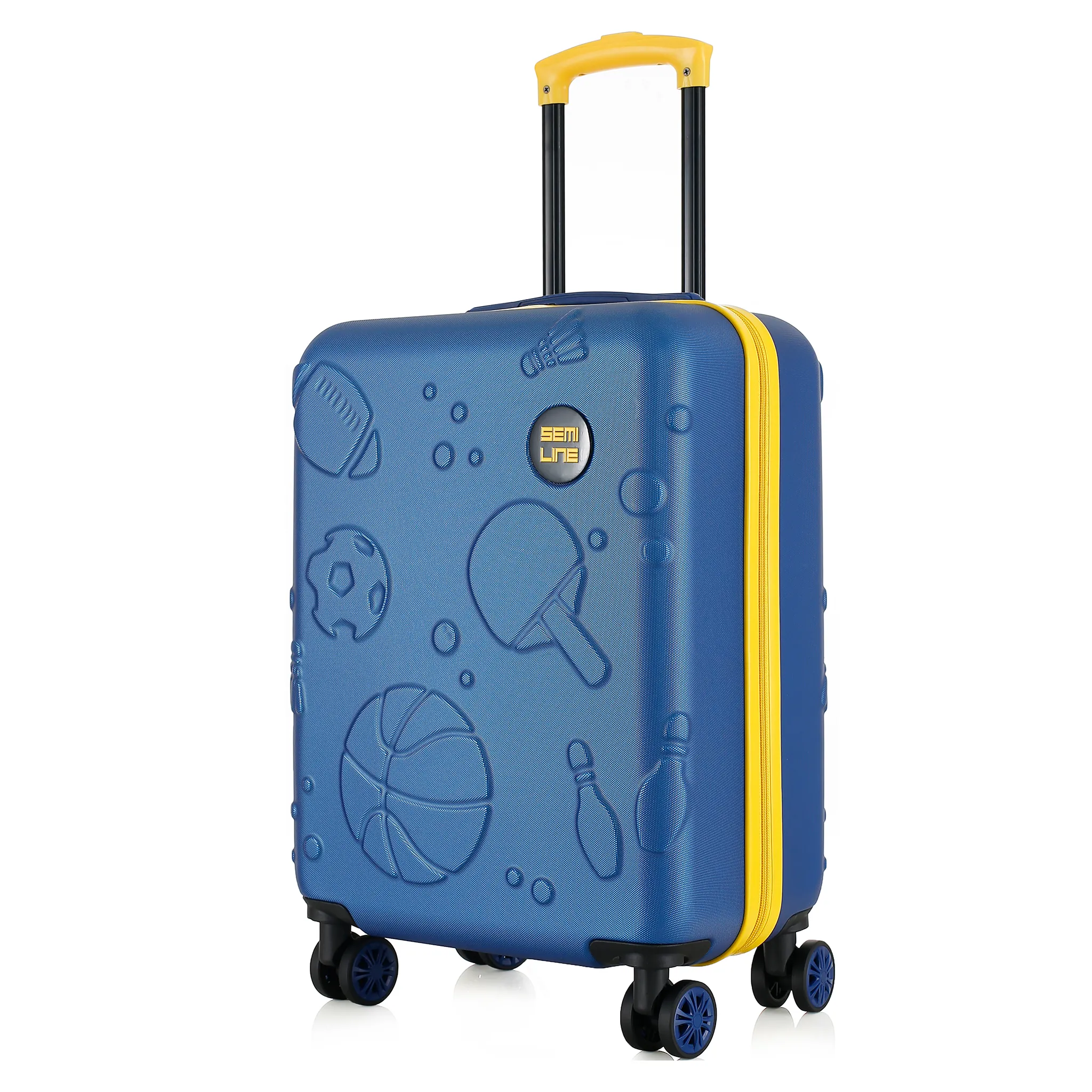 Semi Line sinine laste reisikohver — ABS-plastik, 34L, 2.5 kg