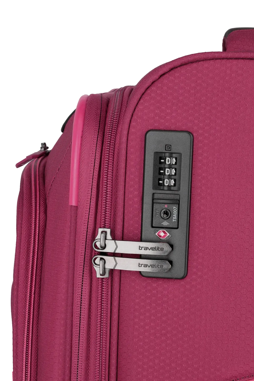 Travelite punane keskmine reisikohver — tekstiil, 2.4 kg (vaade 3)