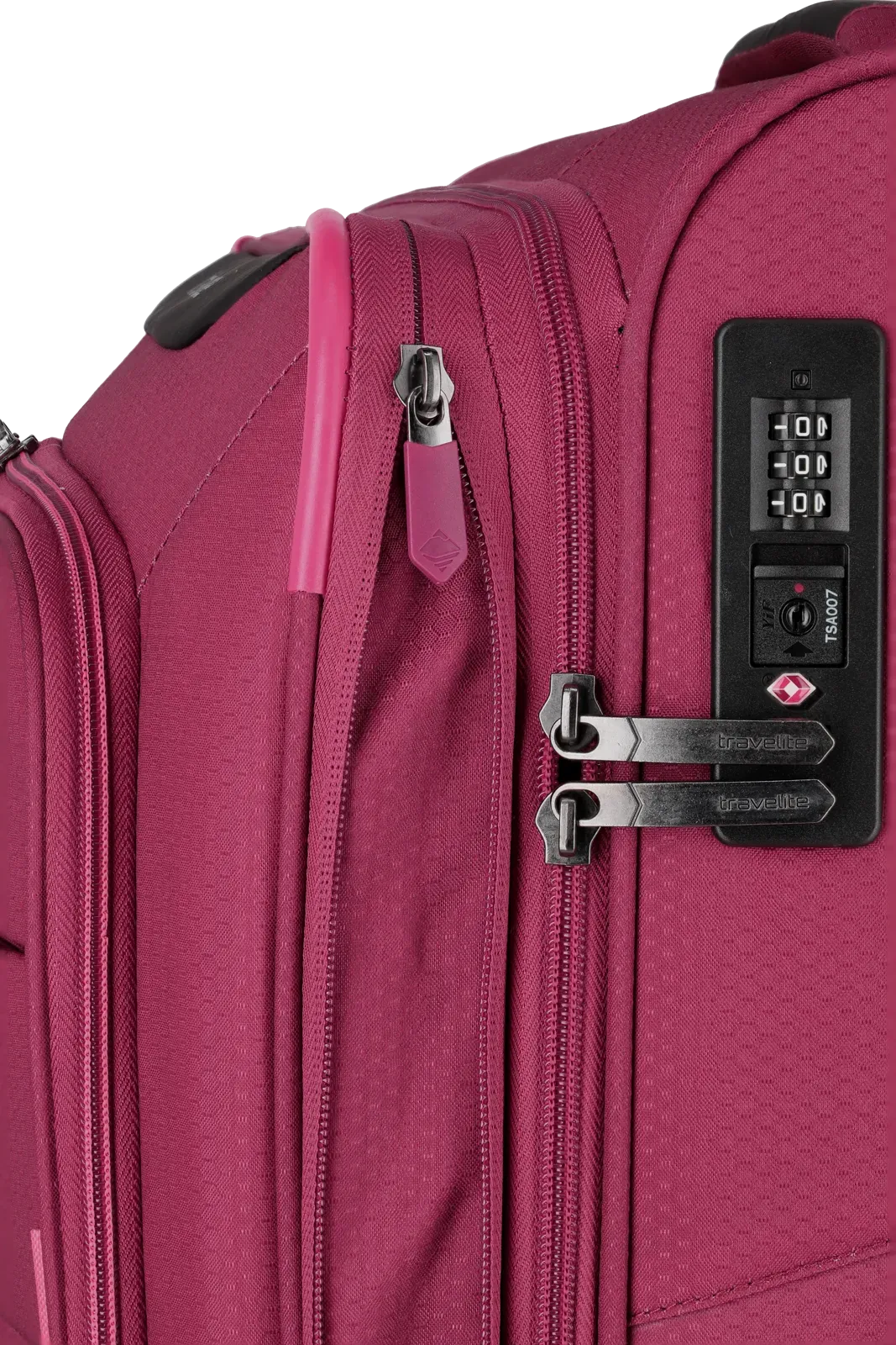 Travelite punane keskmine reisikohver — tekstiil, 2.4 kg (vaade 7)
