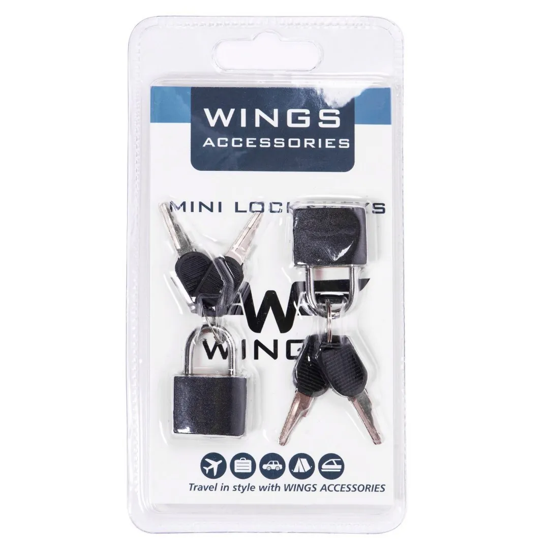 Wings must käsipagasi kohver — 0.2 kg (lukk)