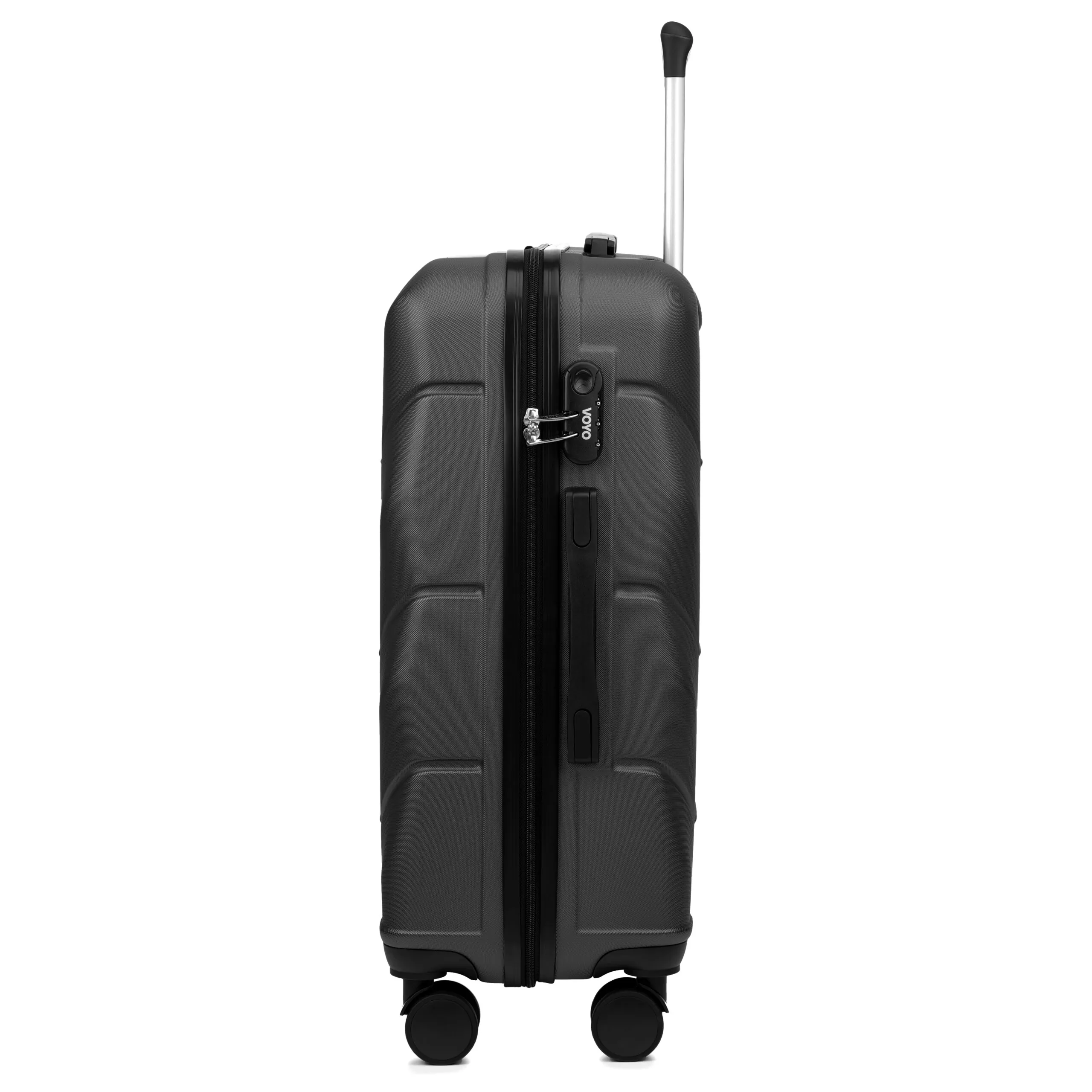 Voyo SK170 tumehall keskmine reisikohver — ABS, 63L, 3.2 kg (küljelt)