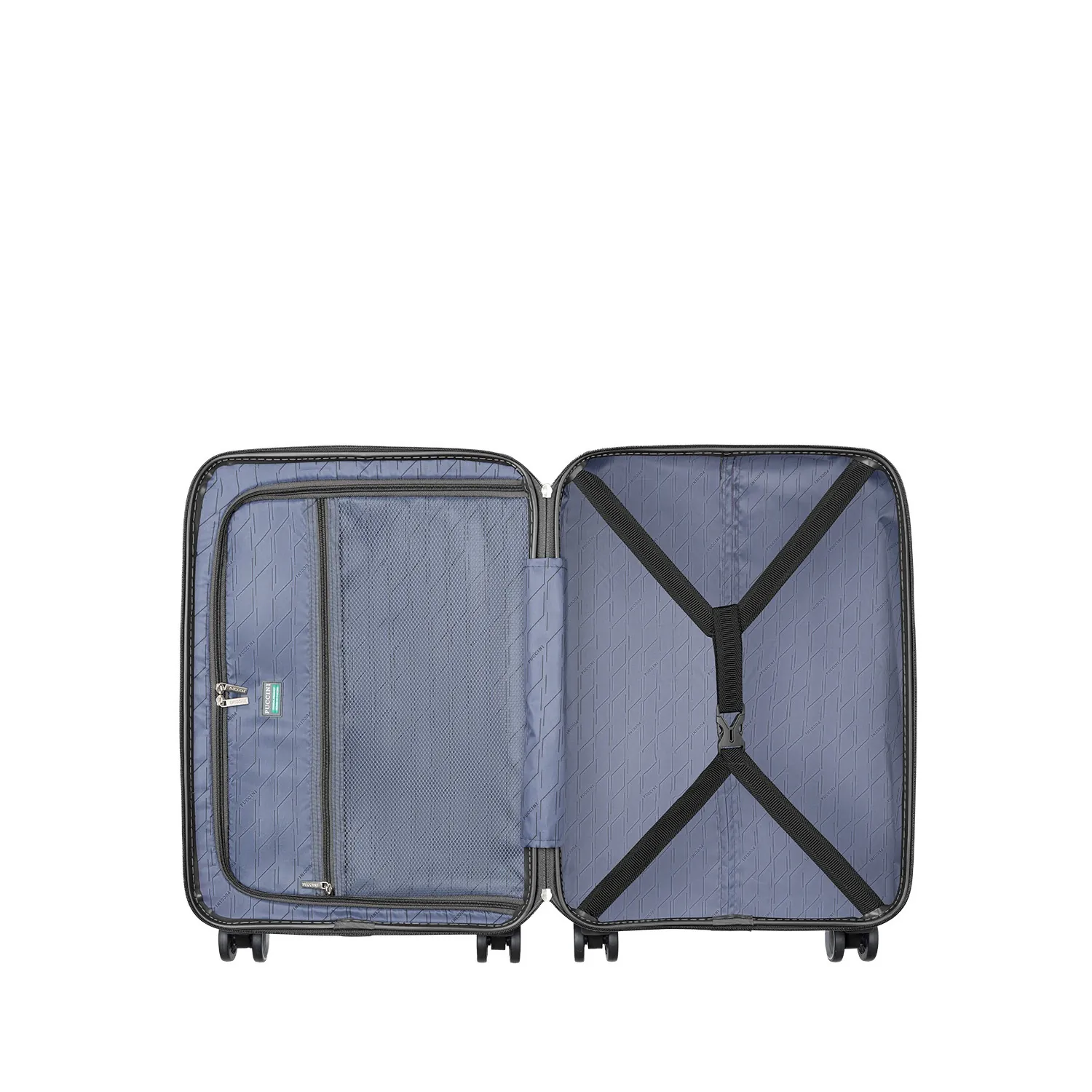 Puccini PP023C7A tumesinine käsipagasi kohver — Polüpropüleen, 36L, 2.6 kg (vaade 5)