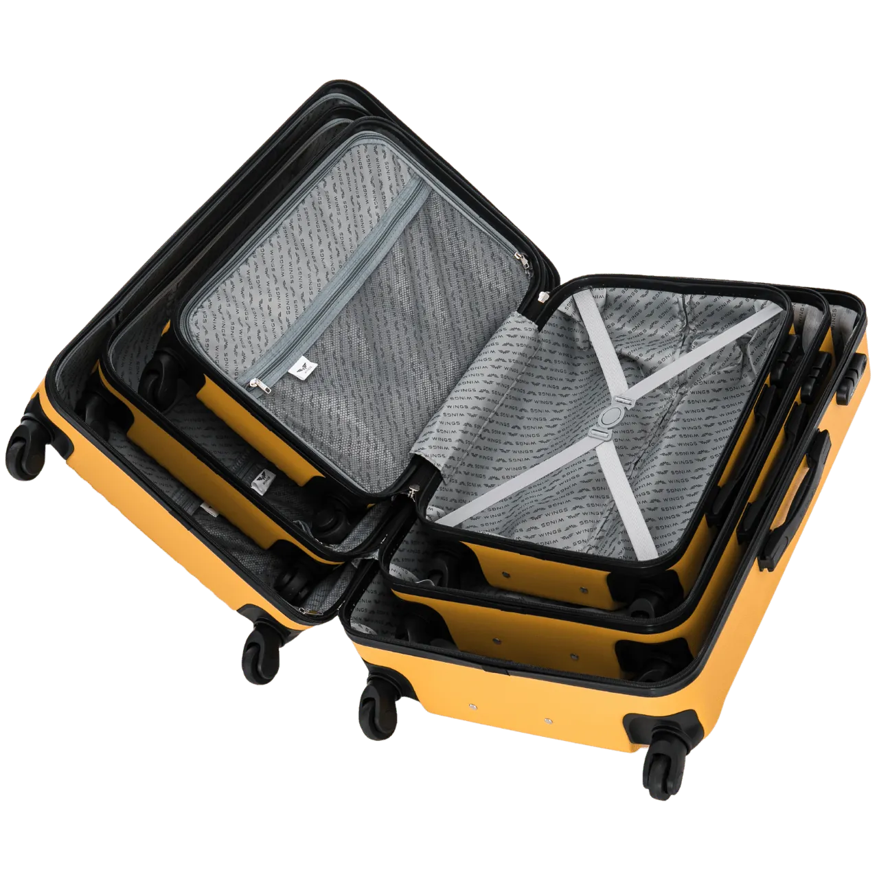 Wings KST01 tumesinine keskmine reisikohver — ABS, 63L, 3.2 kg (vaade 11)