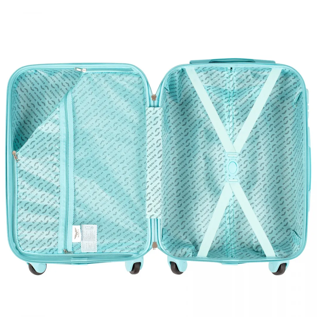 Wings KD02 tumesinine mini käsipagasi kohver — ABS, 28L, 2.3 kg (vaade 7)