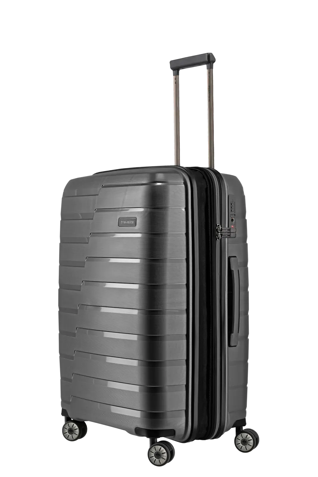 Travelite pelēks vidējais koferis — Polüpropüleen, 3.2 kg (skats 7)