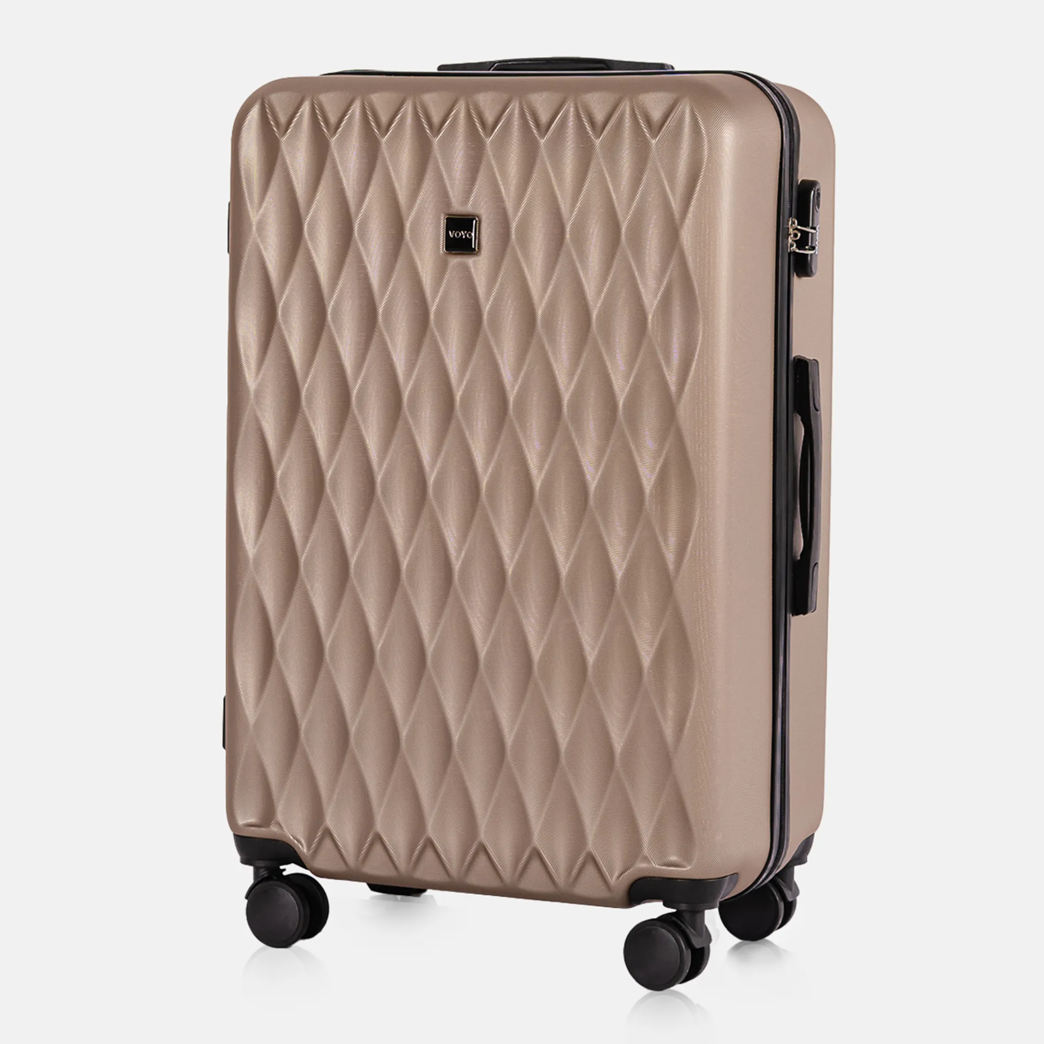 Voyo NV290 šampanietis liels koferis — ABS plastmasa, 102L, 4.3 kg