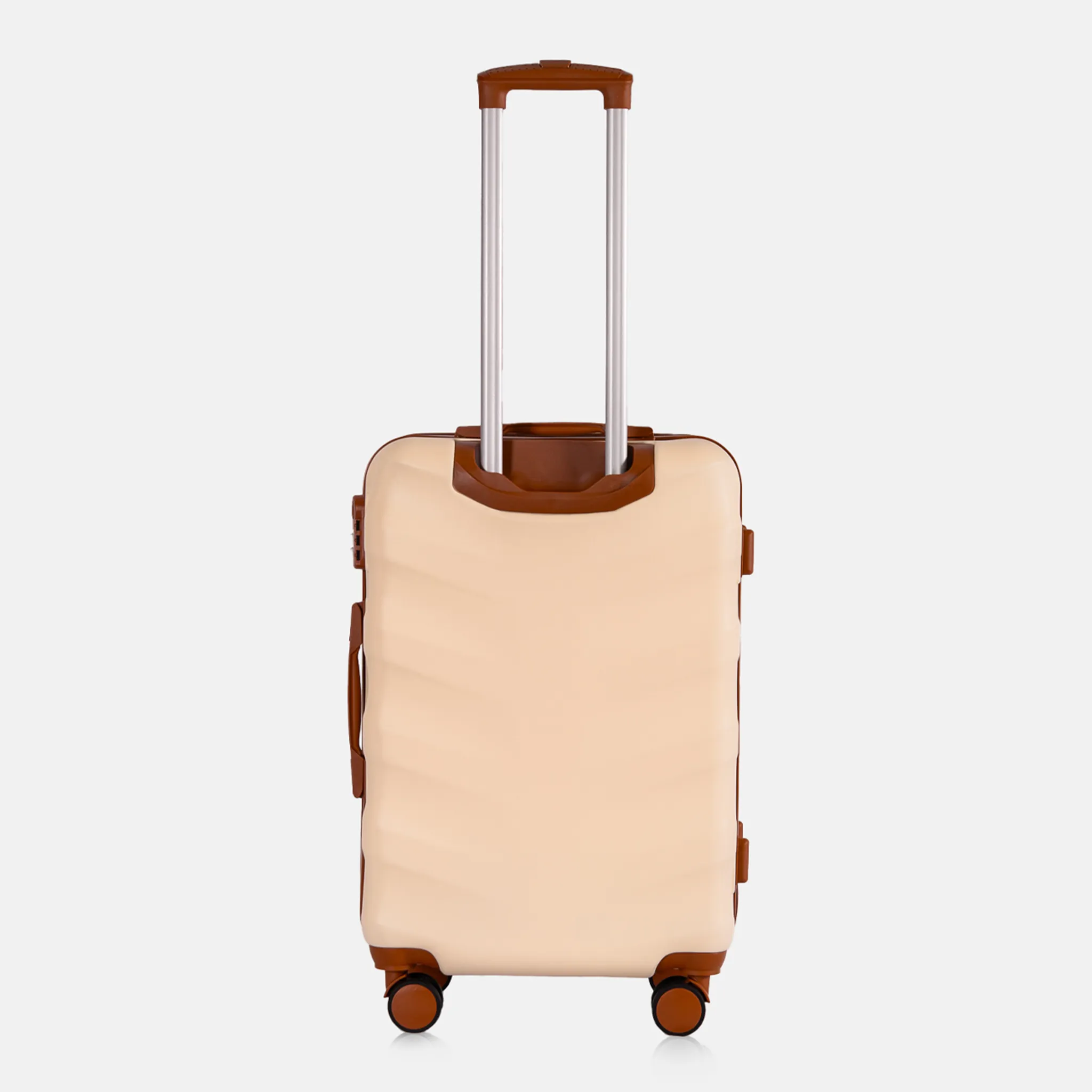 Voyo FJ140 bēšs vidējais koferis — ABS plastmasa, 66L, 3.3 kg (skats 4)