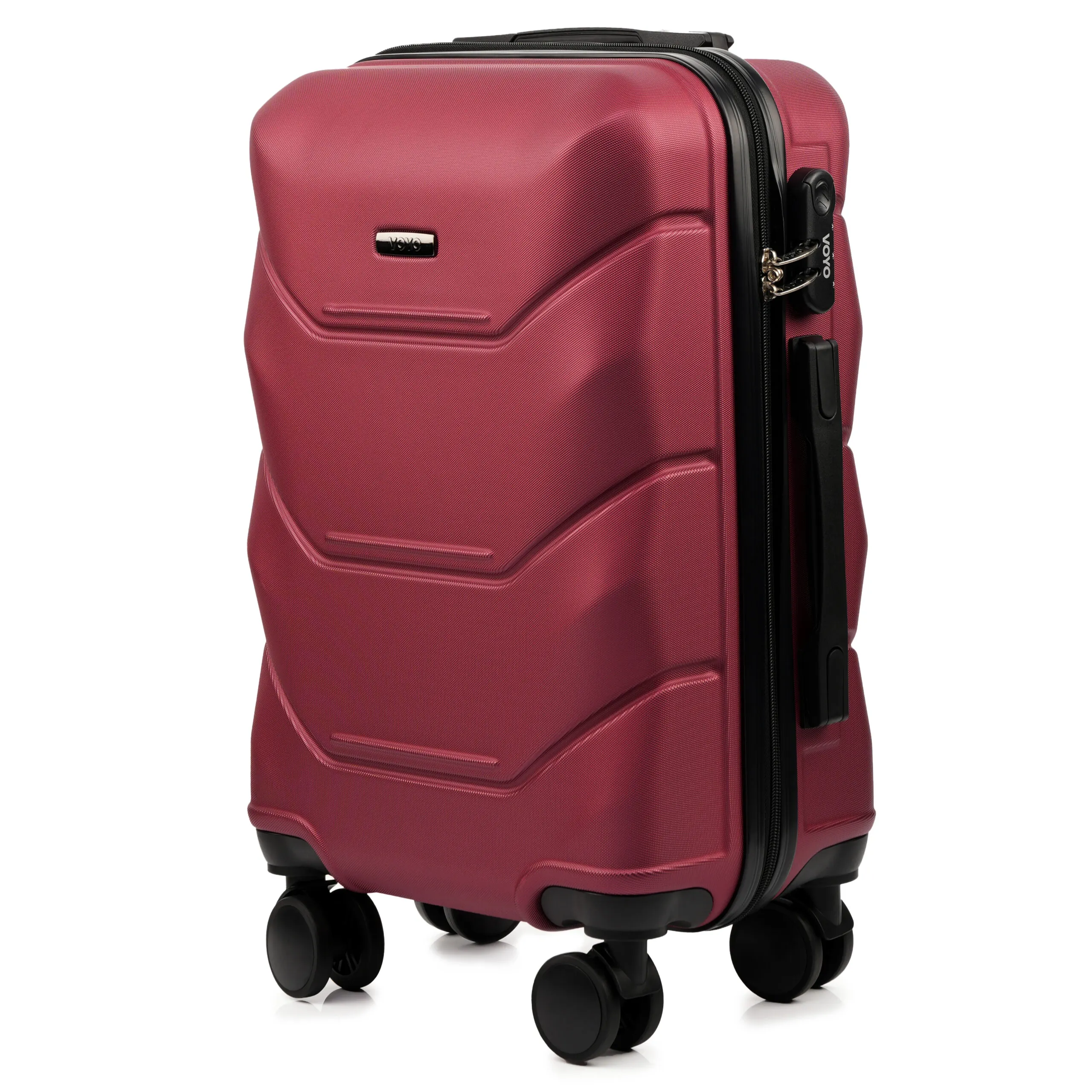 Voyo SK170 Burgundia rokas bagāžas koferis — ABS, 38L, 2.5 kg
