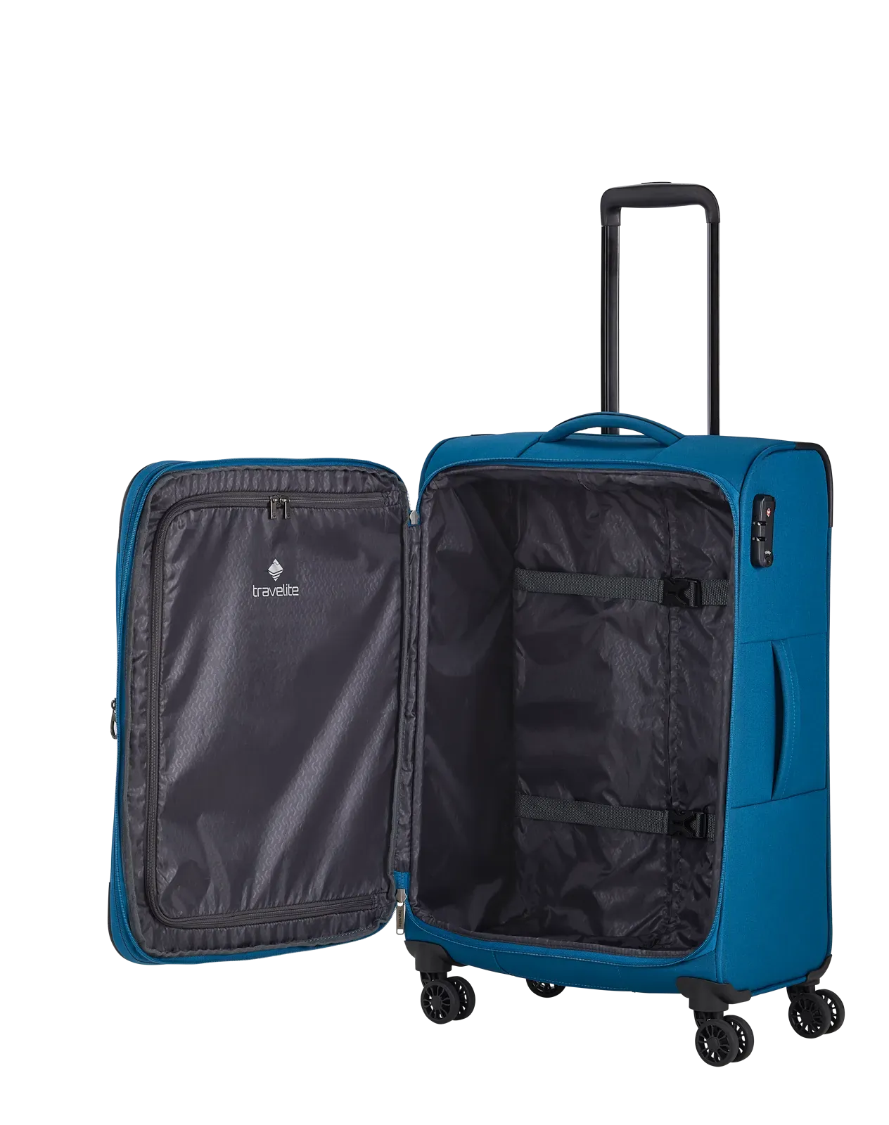 Travelite zils vidējais koferis — audums, 2.9 kg (skats 5)