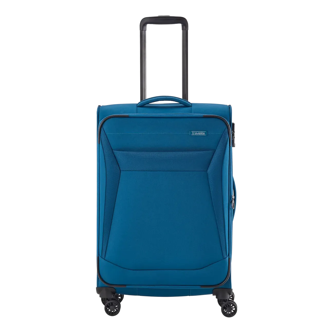 Travelite zils vidējais koferis — audums, 2.9 kg