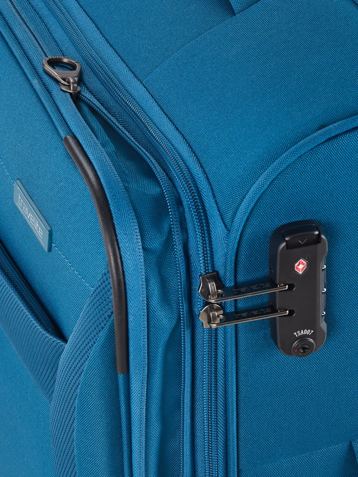 Travelite zils liels koferis — audums, 3.4 kg (skats 8)