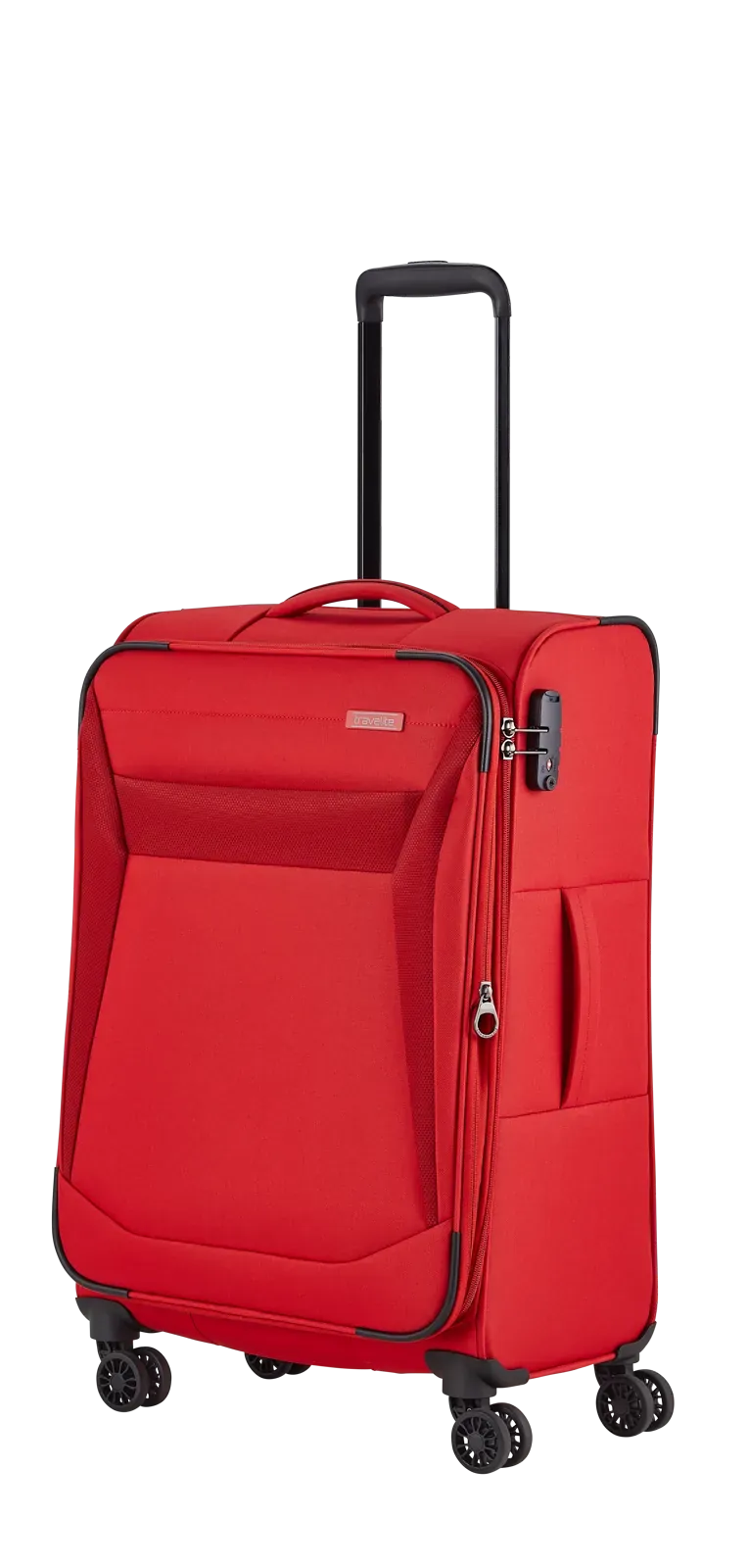 Travelite sarkans vidējais koferis — audums, 2.9 kg (skats 2)