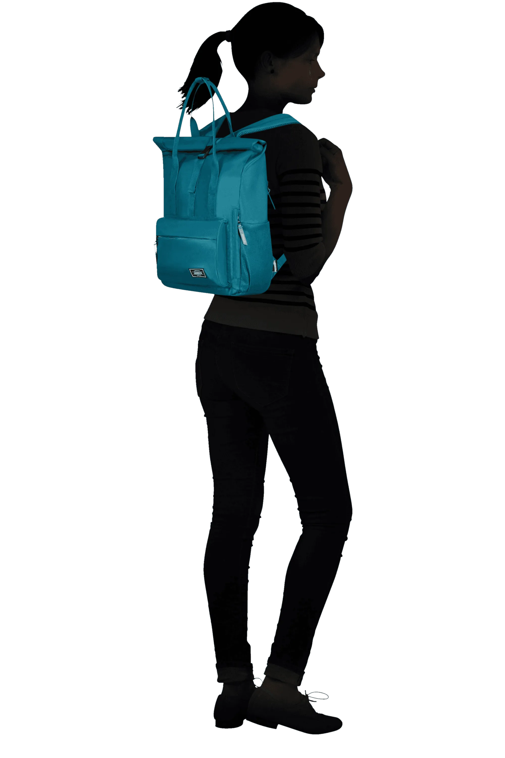 American Tourister tumši zils mugursoma — Riie, 0.6 kg (skats 7)