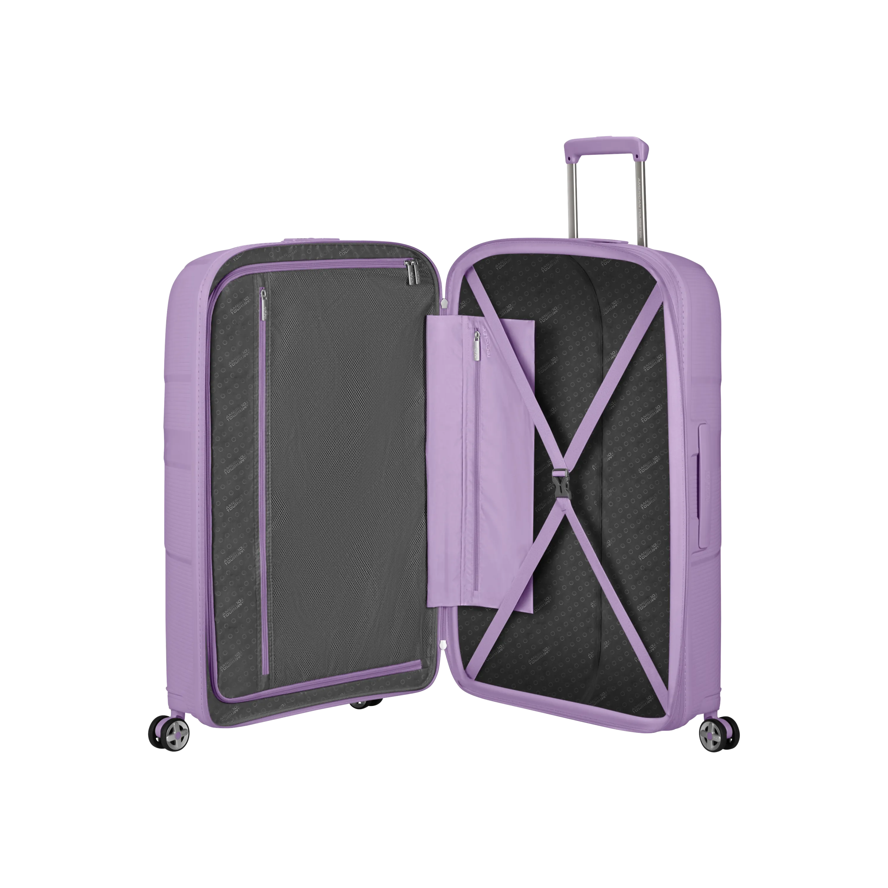 American Tourister violets liels koferis — Polüpropüleen, 100L, 3.5 kg (skats 4)