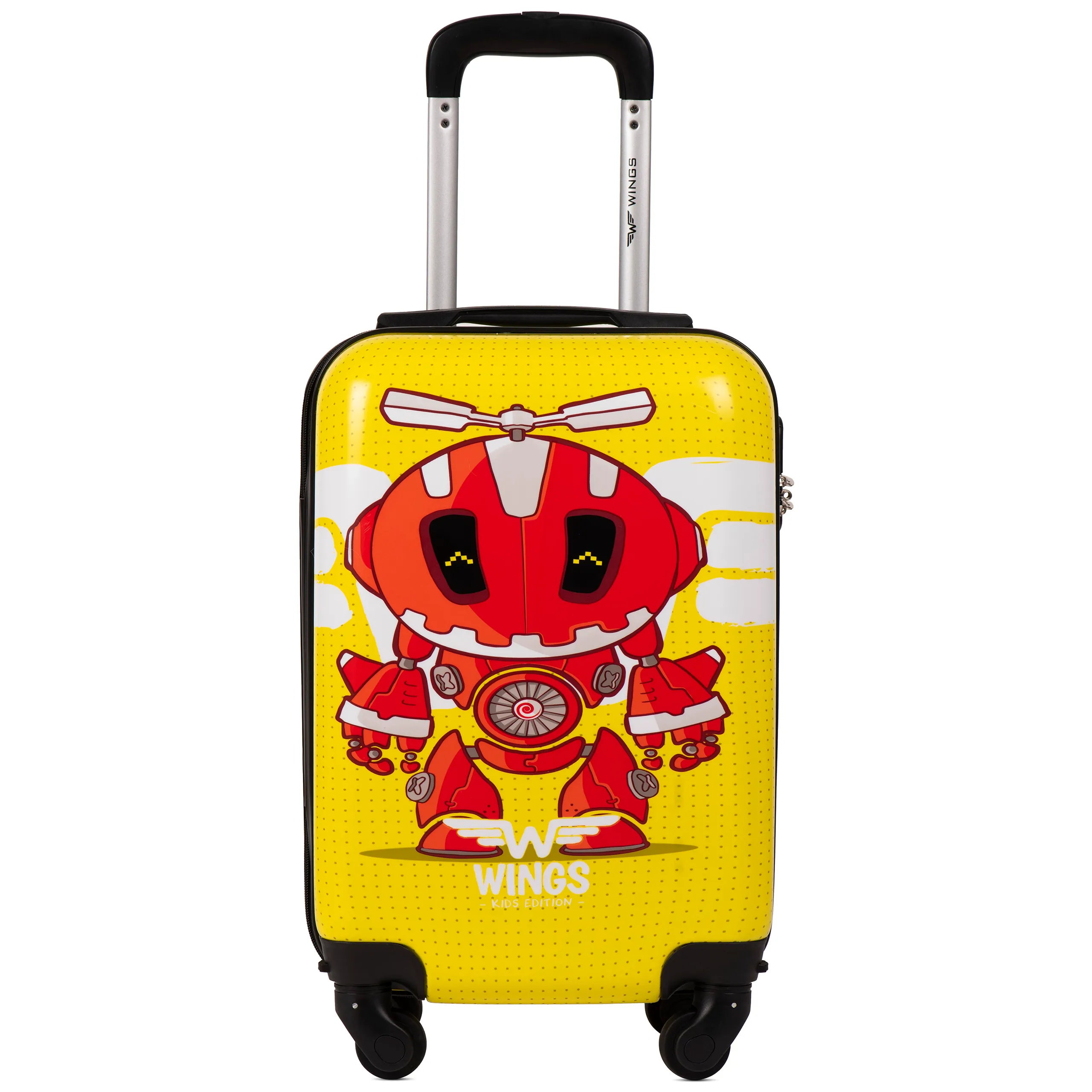 Wings PC-KD01 Kollane mazs koferis — Polükarbonaat, 28L, 2.2 kg (skats 2)