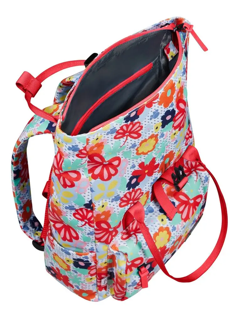 American Tourister sarkans mugursoma — Riie, 17L, 0.5 kg (skats 3)