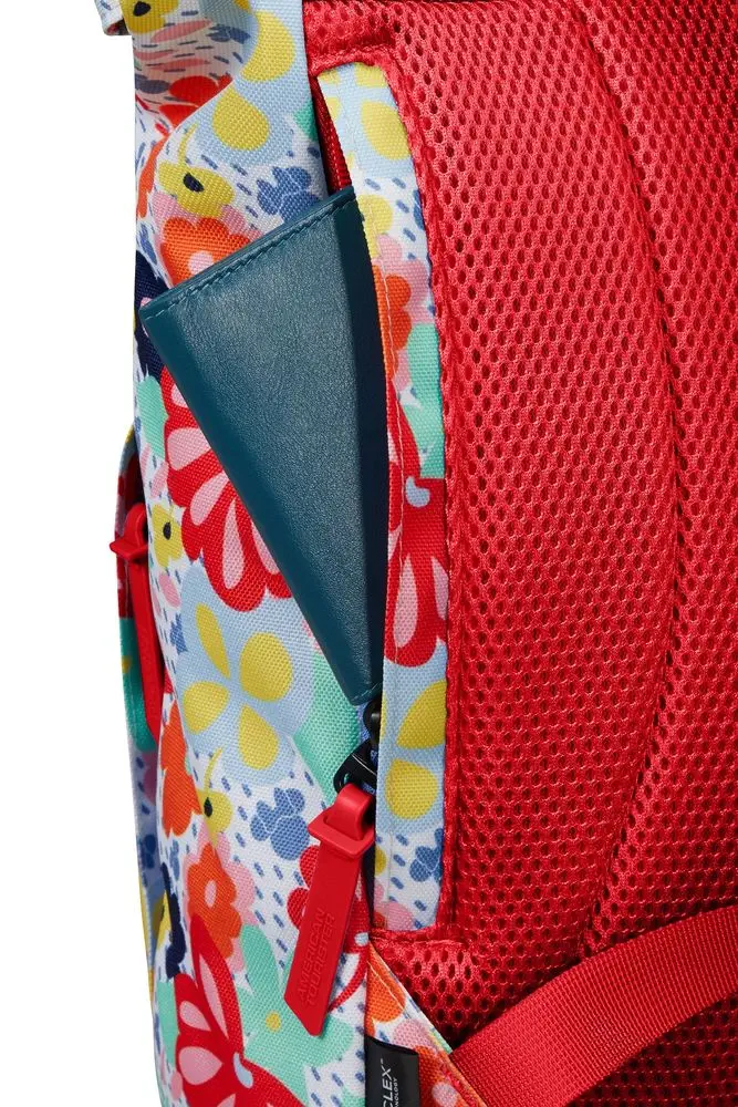 American Tourister sarkans mugursoma — Riie, 17L, 0.5 kg (skats 4)